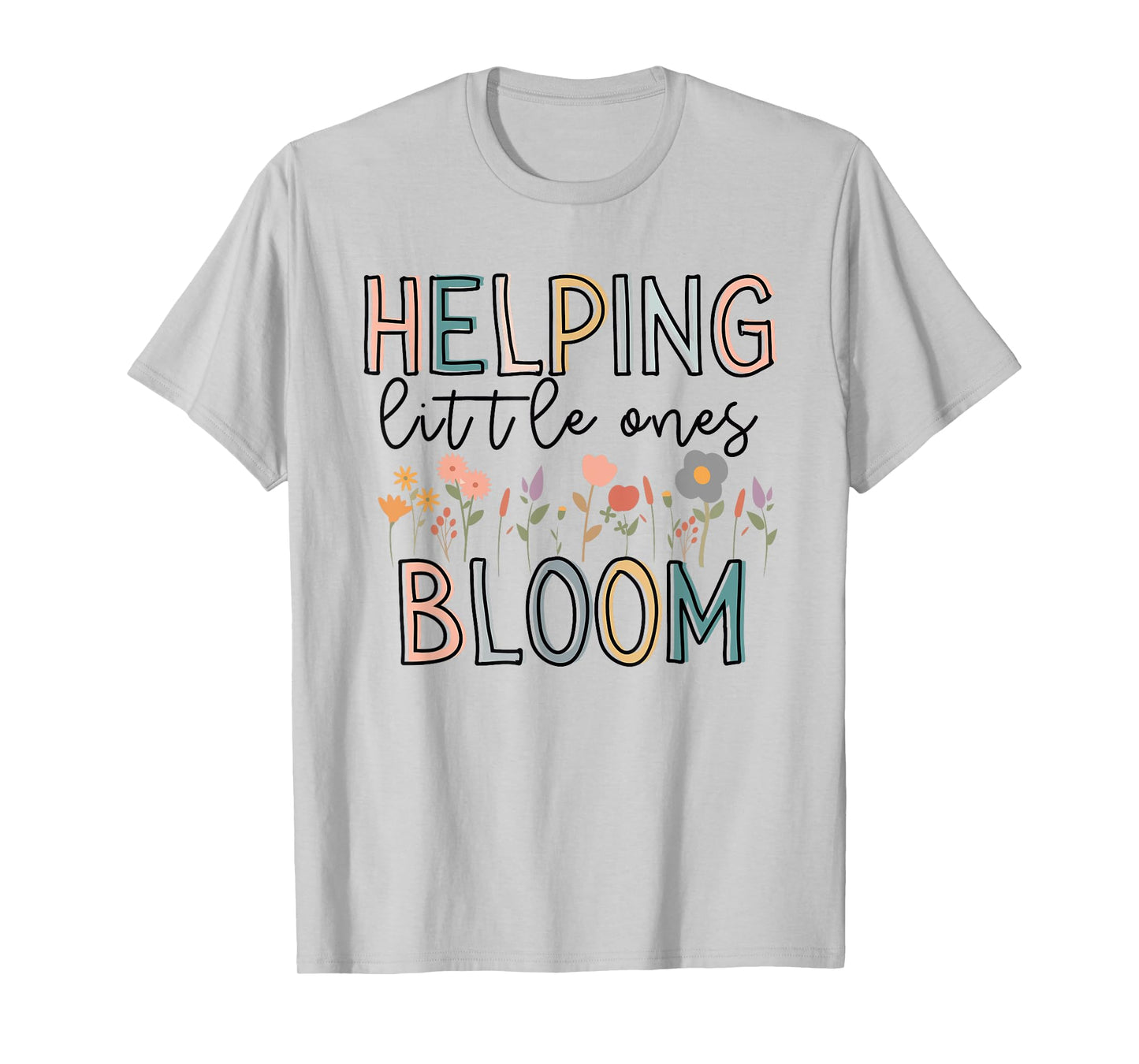 Labor and Delivery L&D Nurse Floral T-Shirt - Women's Blue Small - We See More Crowning Than the Queen - Funny Nurse Gift