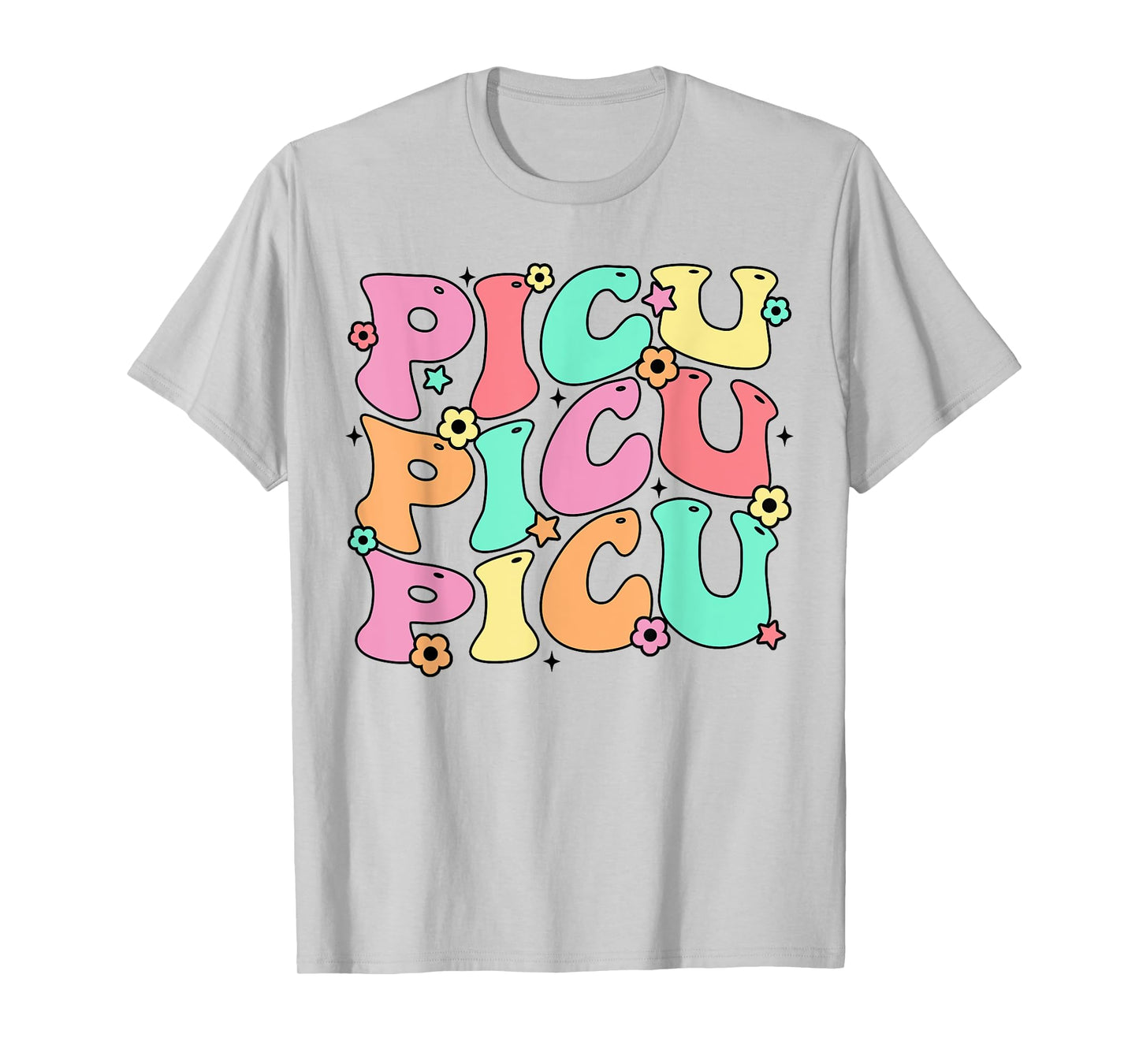 PICU Nurse Shirt Pediatric Intensive Care Unit Nurse T-Shirt