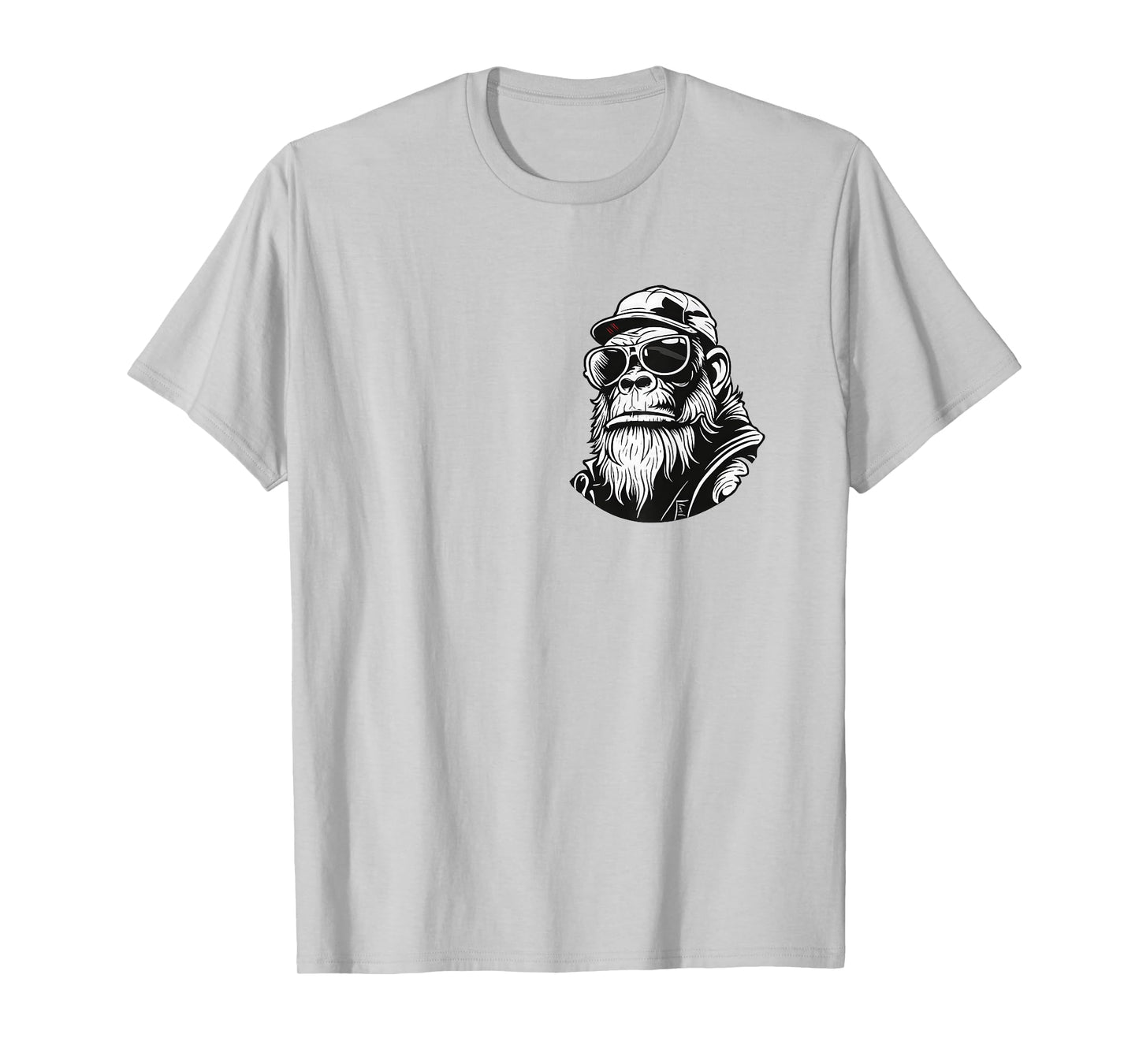 Touch My Beard and Tell Me I'm Pretty Monkey (2 Side) T-Shirt