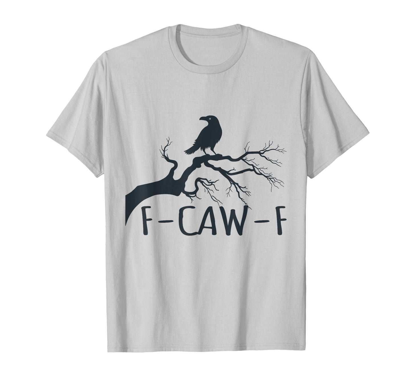 Black Crow F-Caw-F Retro Crow Love T-Shirt