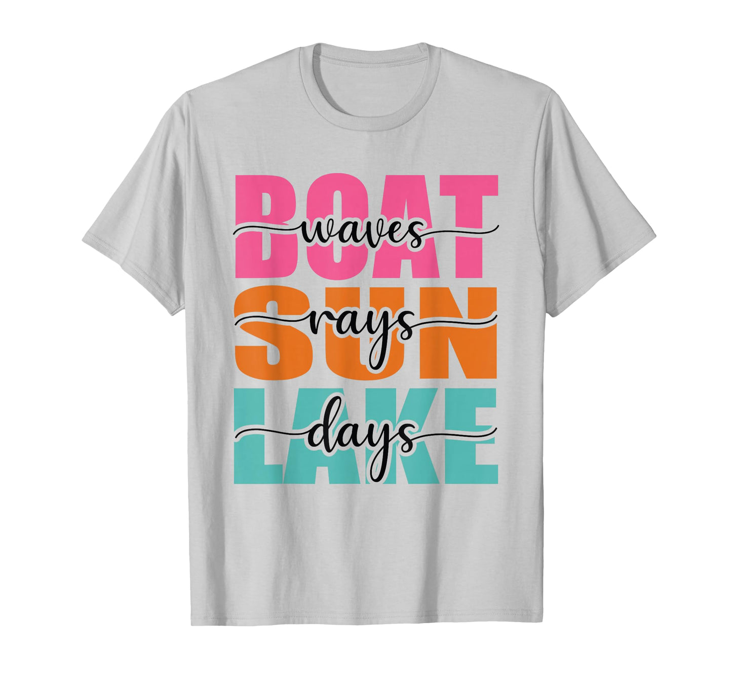 Lake Life Boating Adventures & Mountain Wilderness T-Shirt