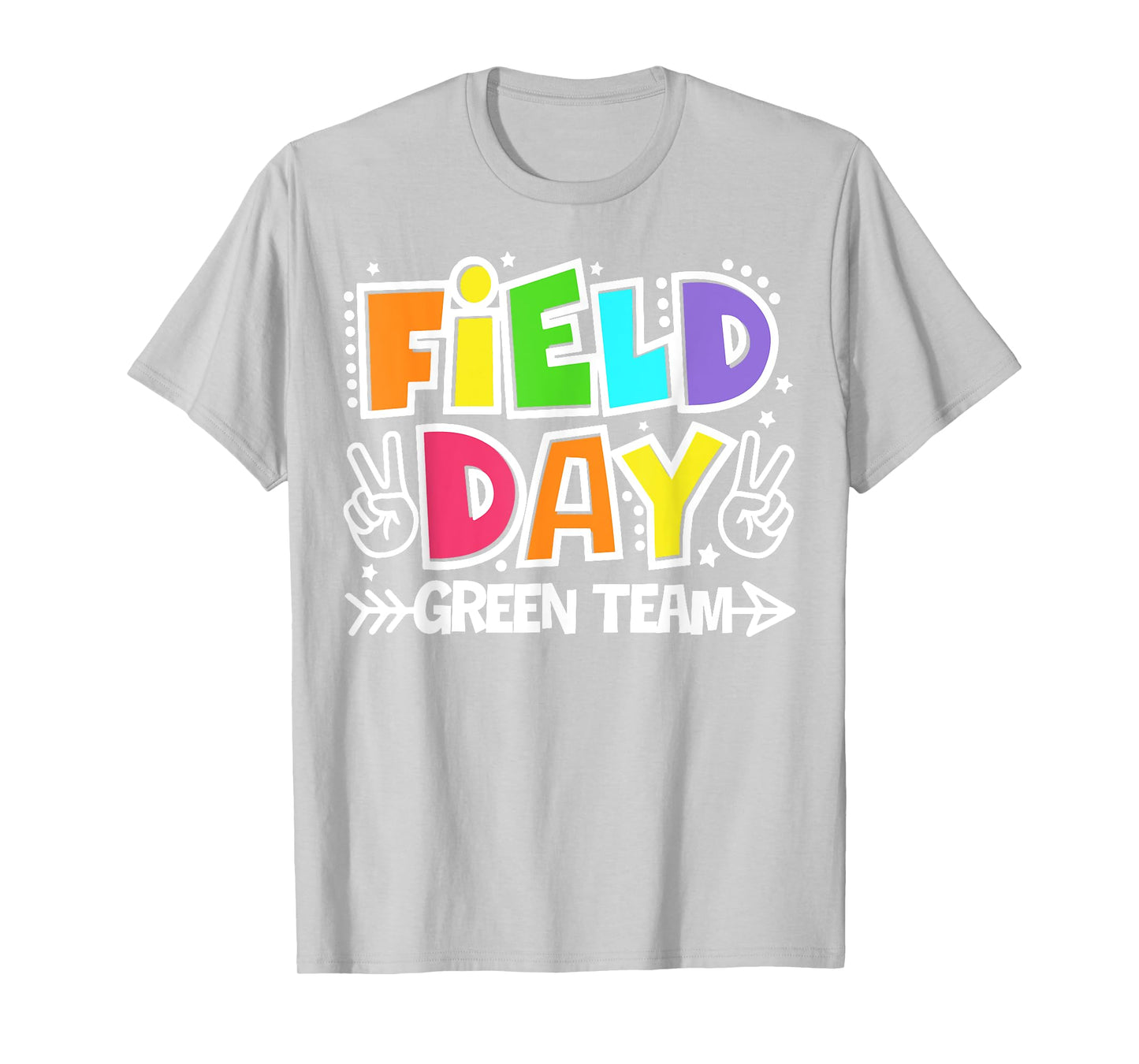 Field Day Green Team Funny For Teacher Kids Field Day Games T-Shirt