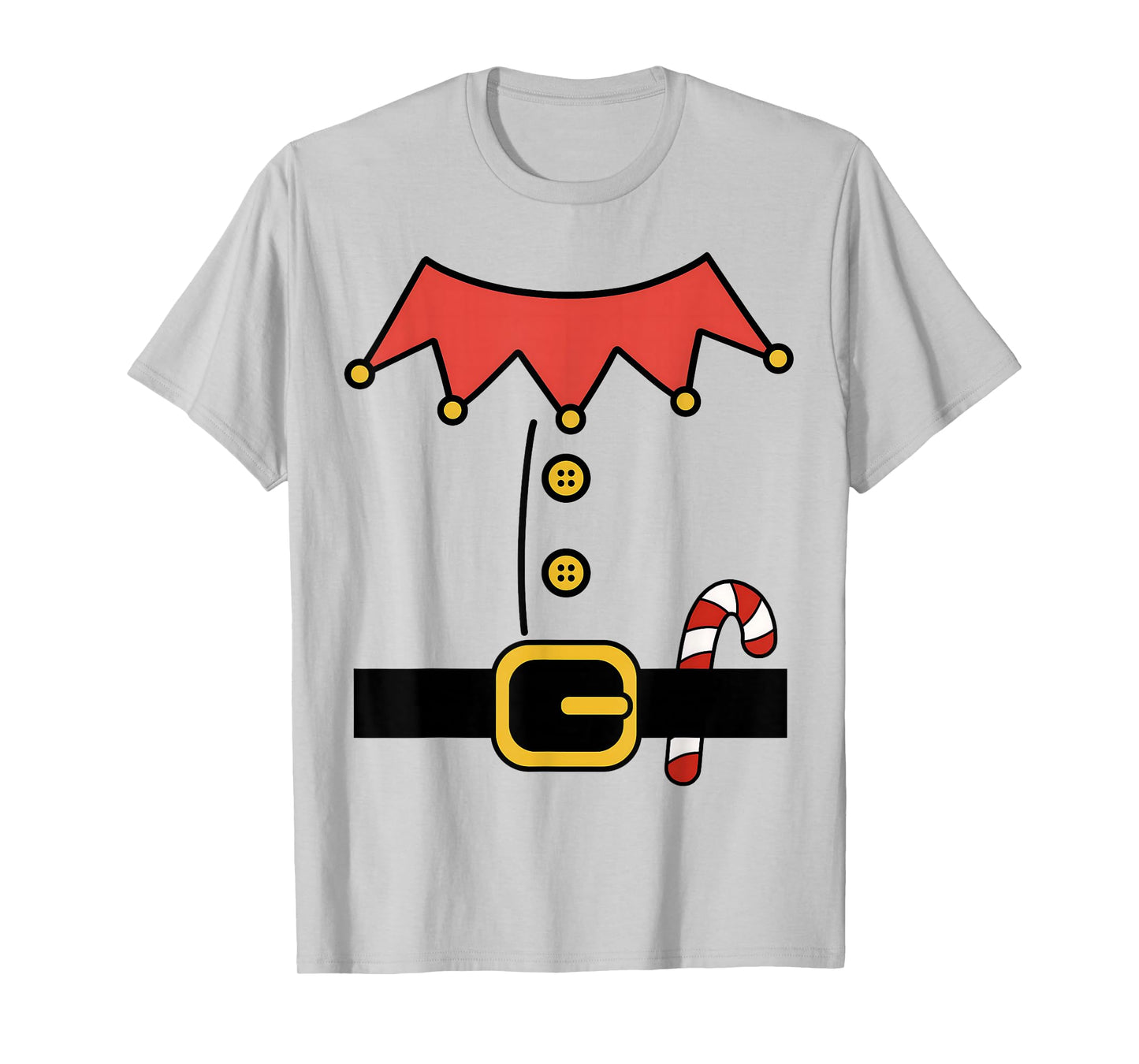 Elf Christmas Halloween Costume Mens Womens Boys Girls Kids T-Shirt