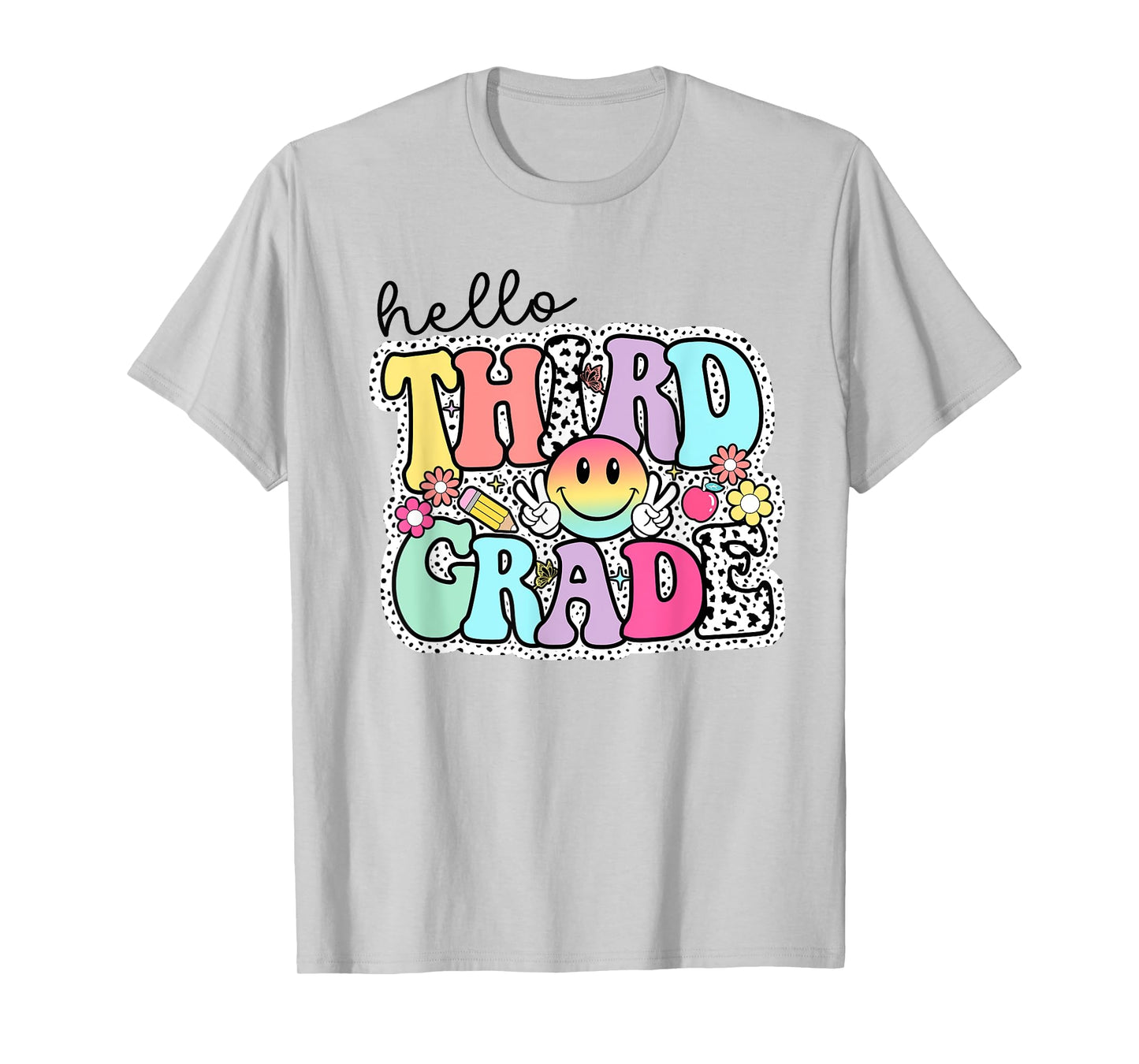 Hello Third Grade Team 3rd Grade Girl Teacher Back To School T-Shirt