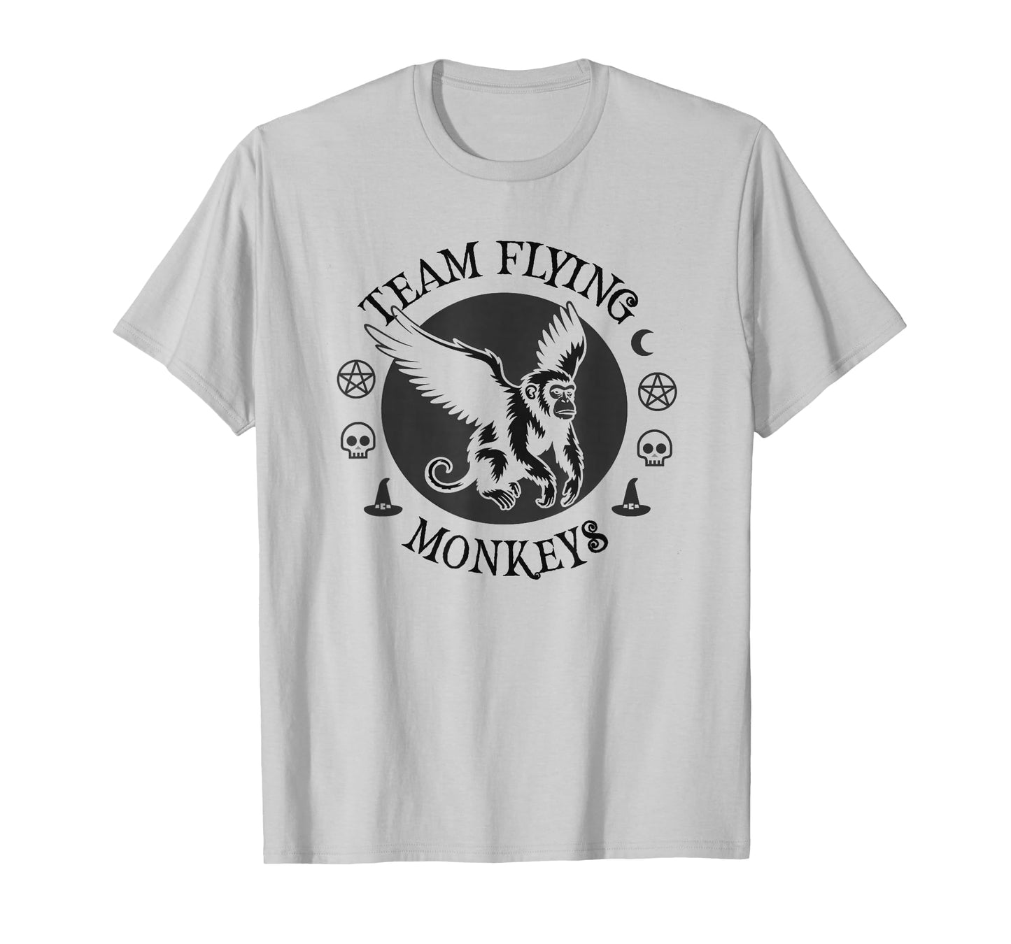 Cute Introvert Team Flying Monkeys Witch Spooky Wizard T-Shirt