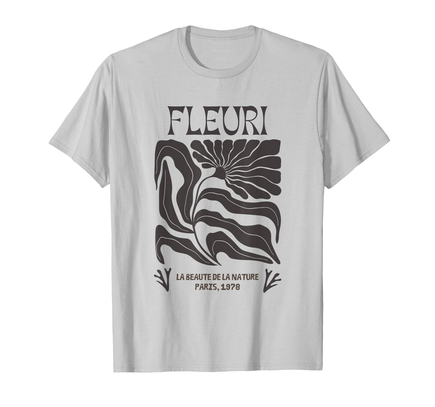 Fleuri la beauté de la nature Paris 1978 Flower T-Shirt