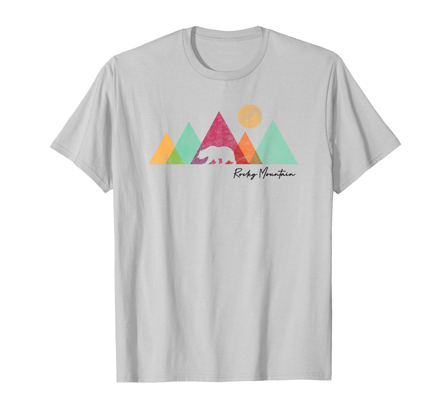Rocky Mountains National Park Colorado Souvenir Bear Graphic T-Shirt