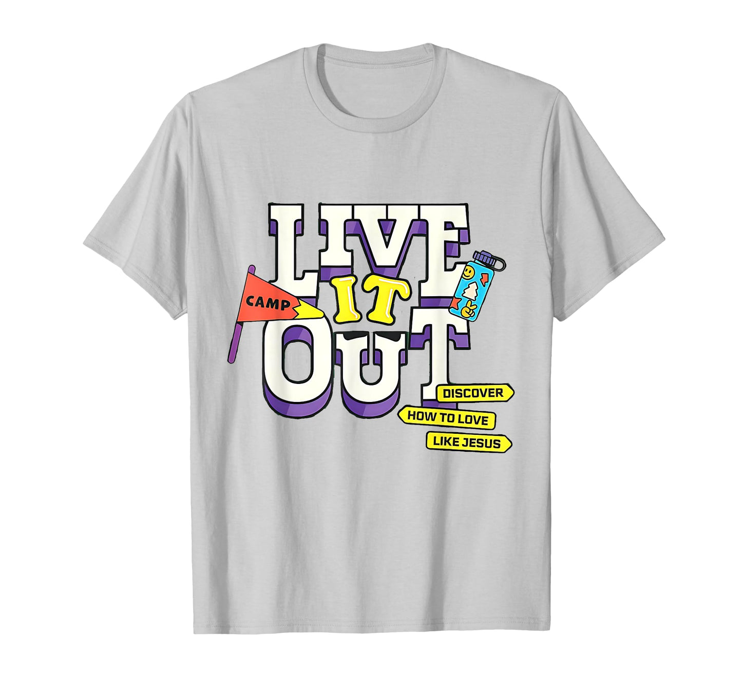 Live it Out VBS 2025 Bible School Christian Youth Camp T-Shirt