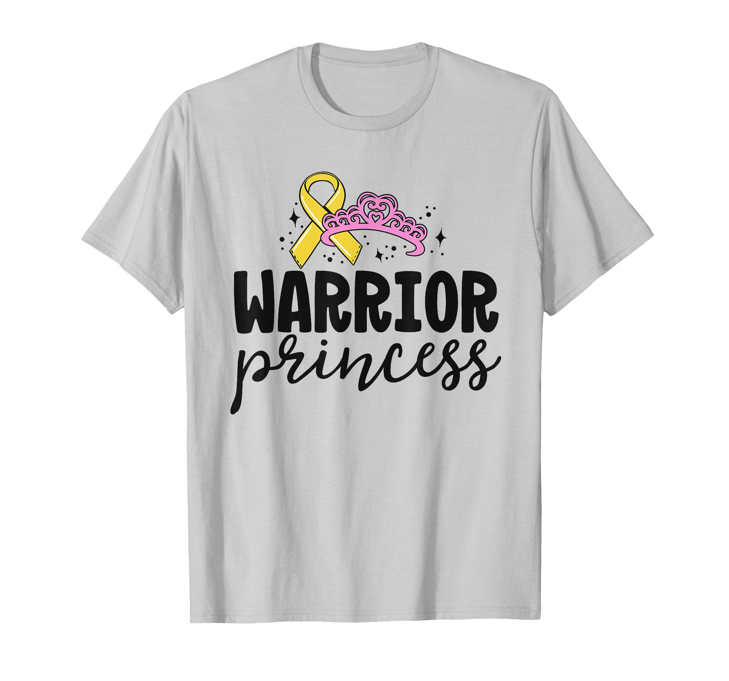 Childhood Cancer Shirts For Kids Boy Girl Warrior Princess T-Shirt