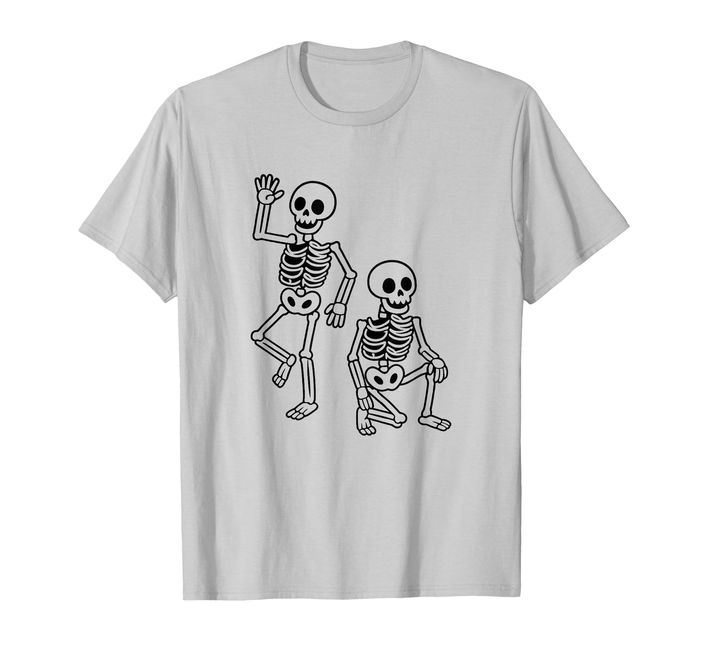 Funny Skeleton Halloween Costume Party Men Women Kids Gift T-Shirt