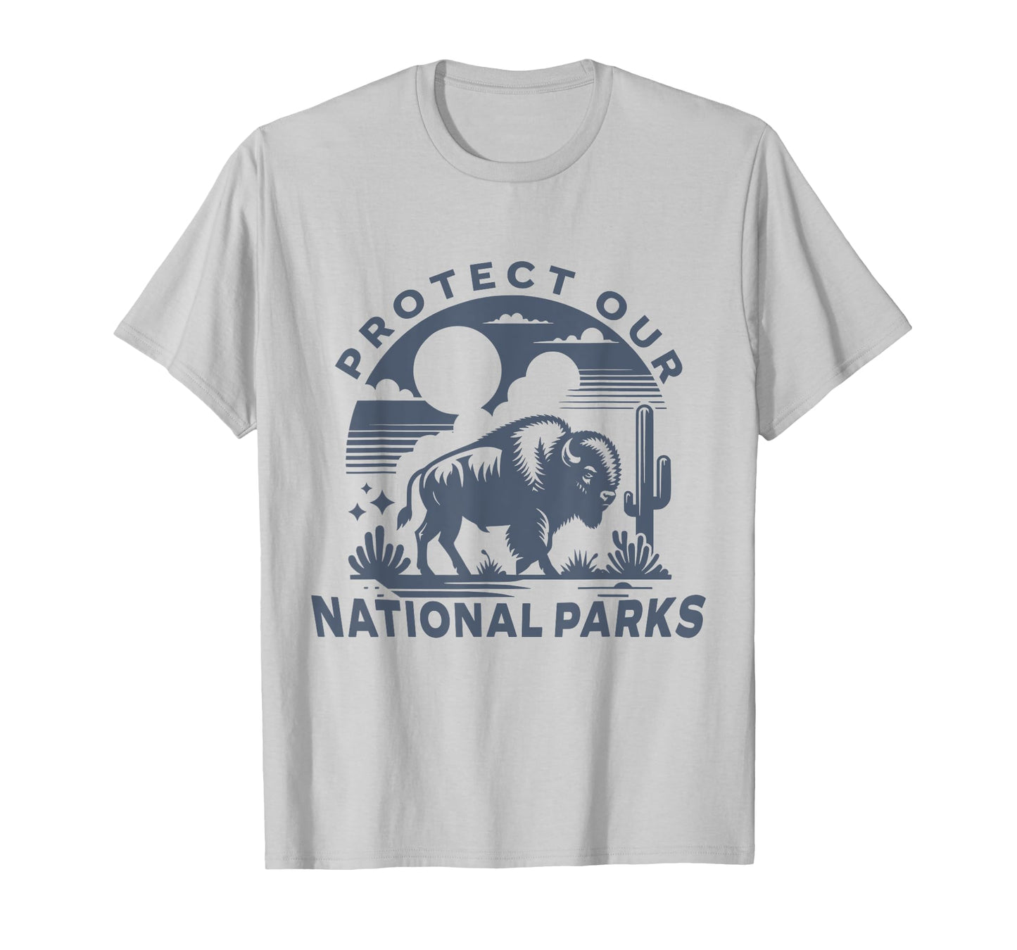 Protect Our National Parks Resist Save Nature Bison Buffalo T-Shirt