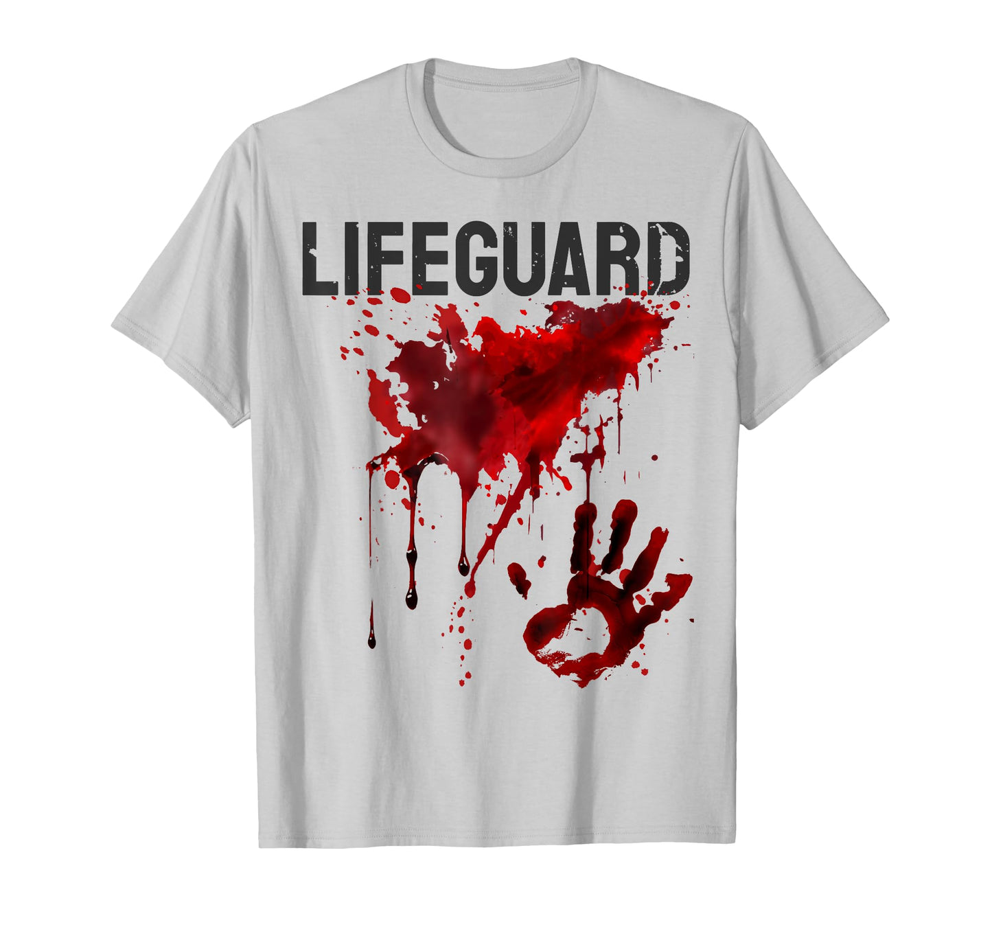 Lifeguard Shirt Blood Splatter Nurse Halloween T-Shirt