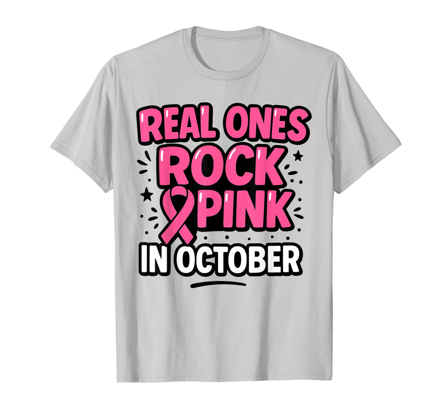 Breast Cancer for Women Mom Pink in October We Wear Pink T-Shirt
