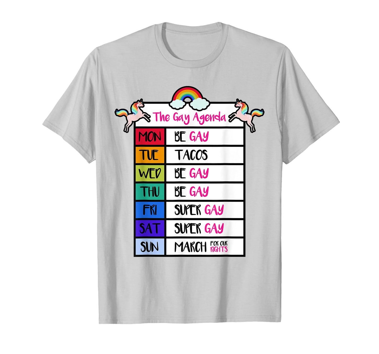 The Gay Agenda Shirt - LGBTQ T-Shirt