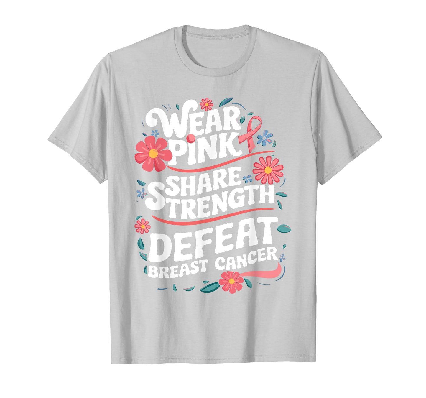 Pink October Wear Pink Defeat Breast Cancer Pink October T-Shirt