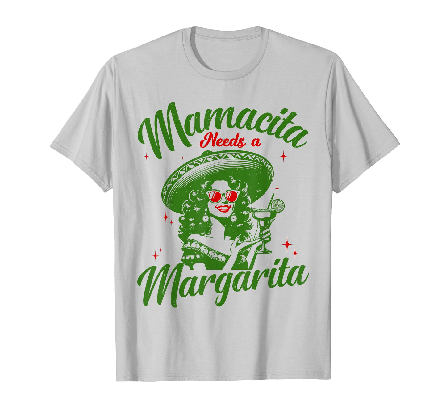 Mamacita Needs A Margarita Cinco de Mayo Funny Womens T-Shirt