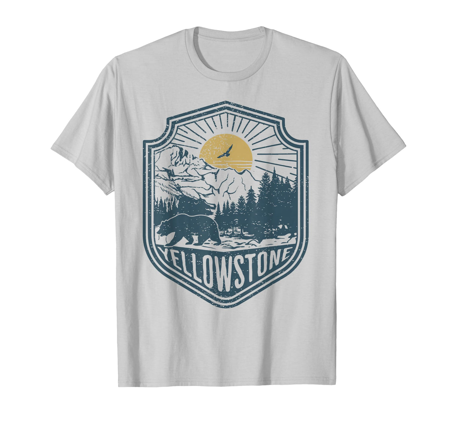 Yellowstone National Park Bear Nature Hiking Outdoors T-Shirt