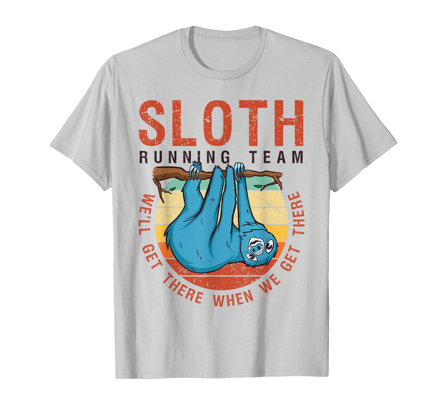 Sloth Running Team Funny Marathon Runner Sloth-Lover Gift T-Shirt