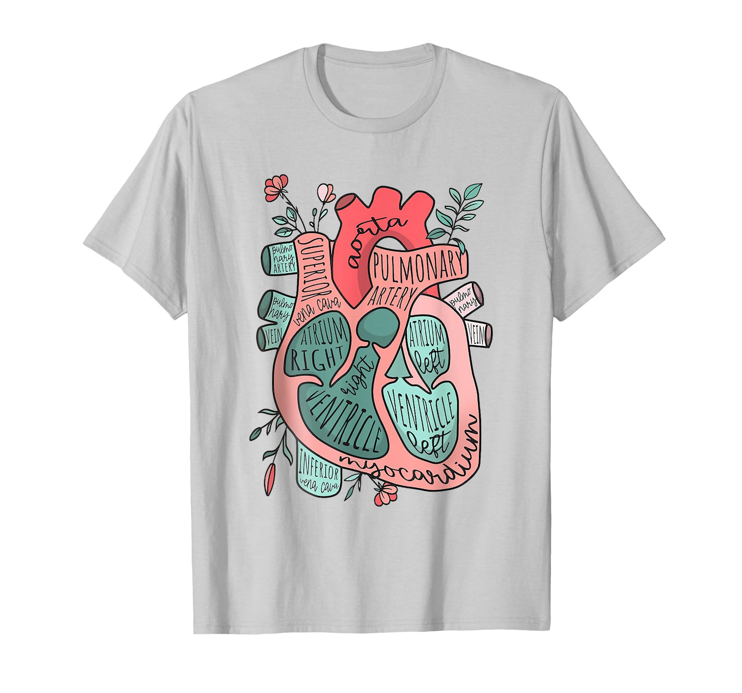 Anatomical Heart Cardiology ICU CVICU Nurse in the Making T-Shirt