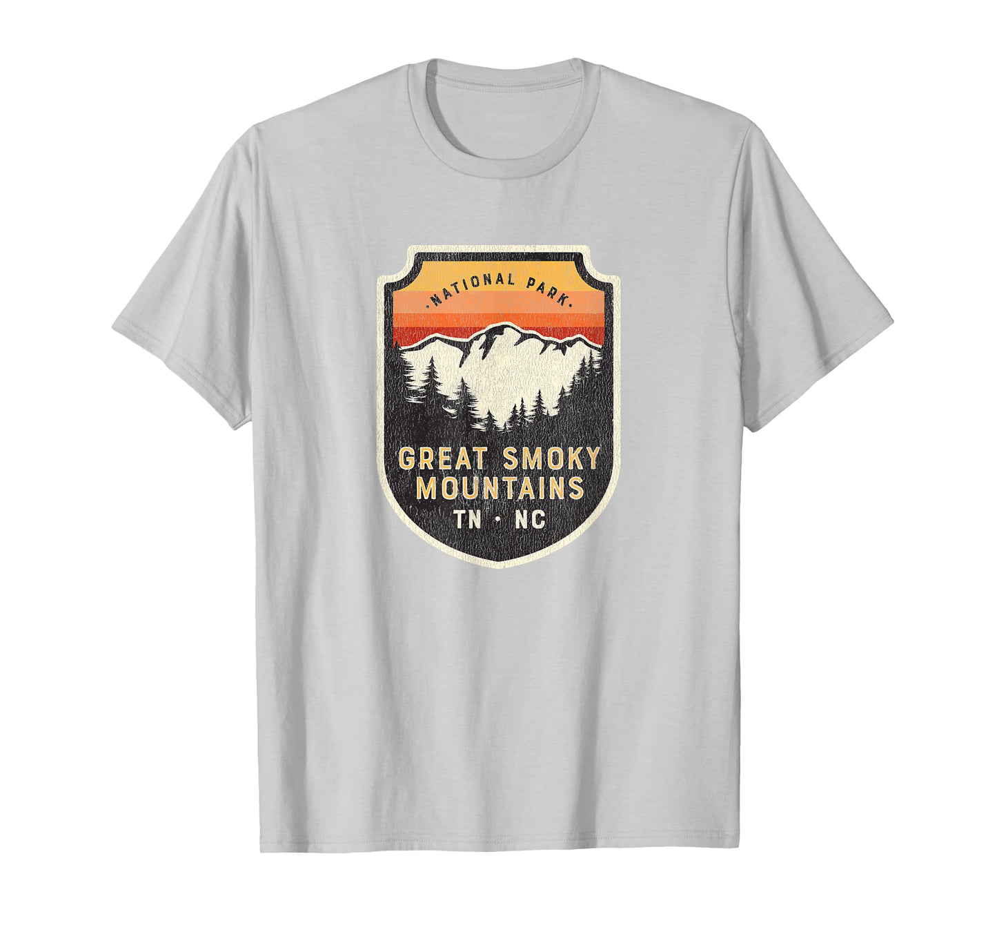 Great Smoky Mountains National Park Vintage Crest T-Shirt