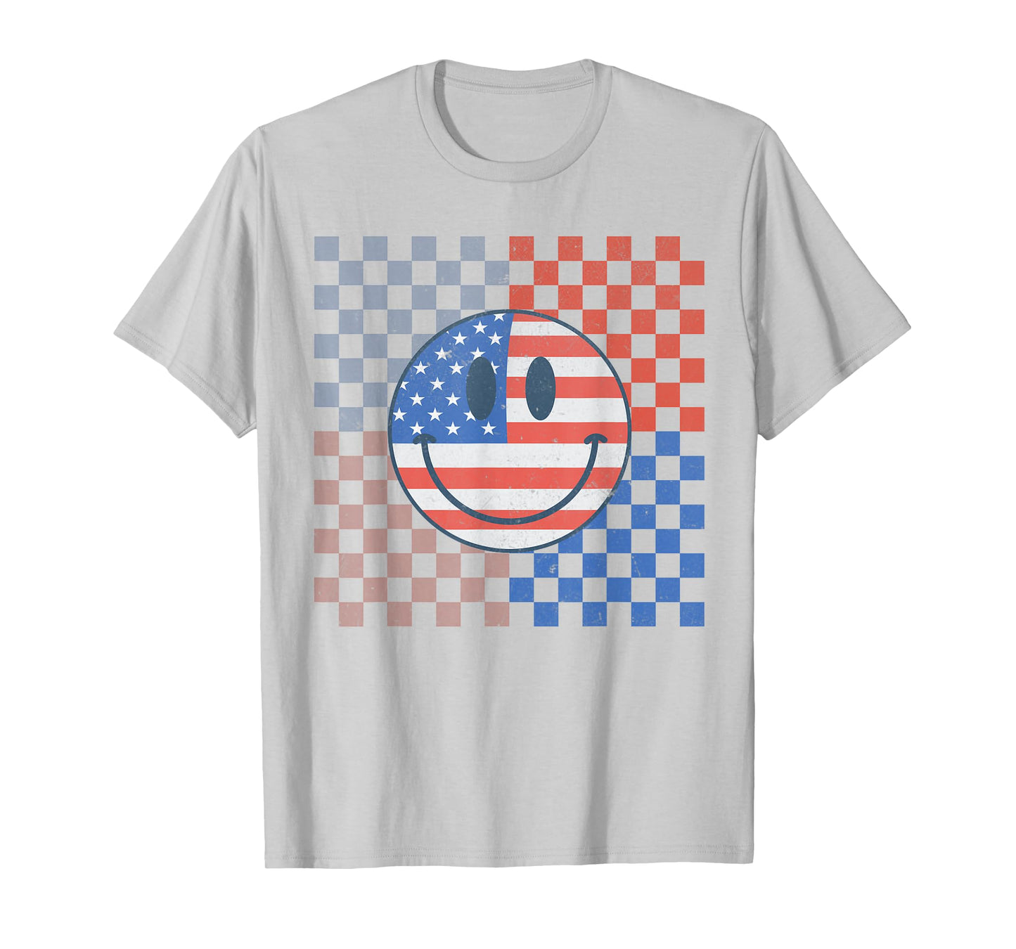 4th of July USA America Flag Baby Toddler Smile Gift T-Shirt