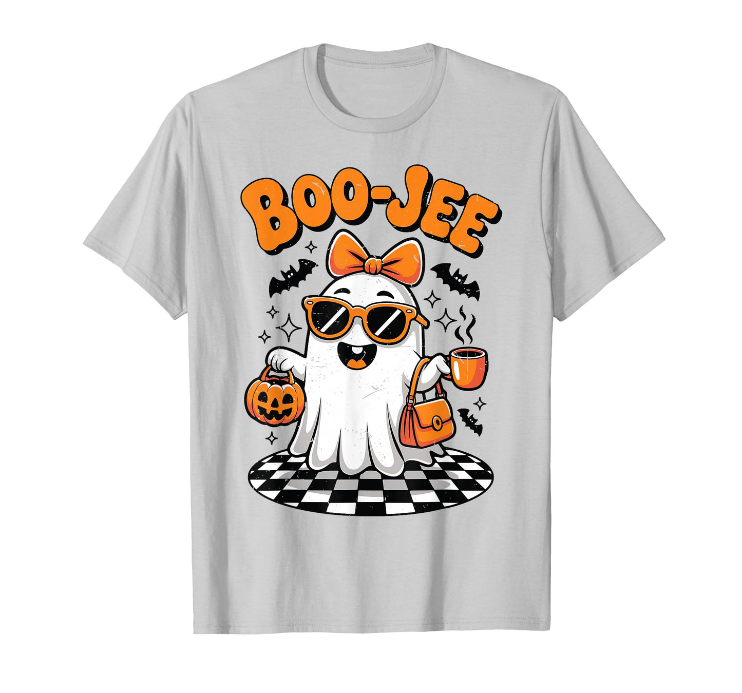 Cute Ghost Boo-JEE Boujee Halloween Teen Girl Toddler Funny T-Shirt