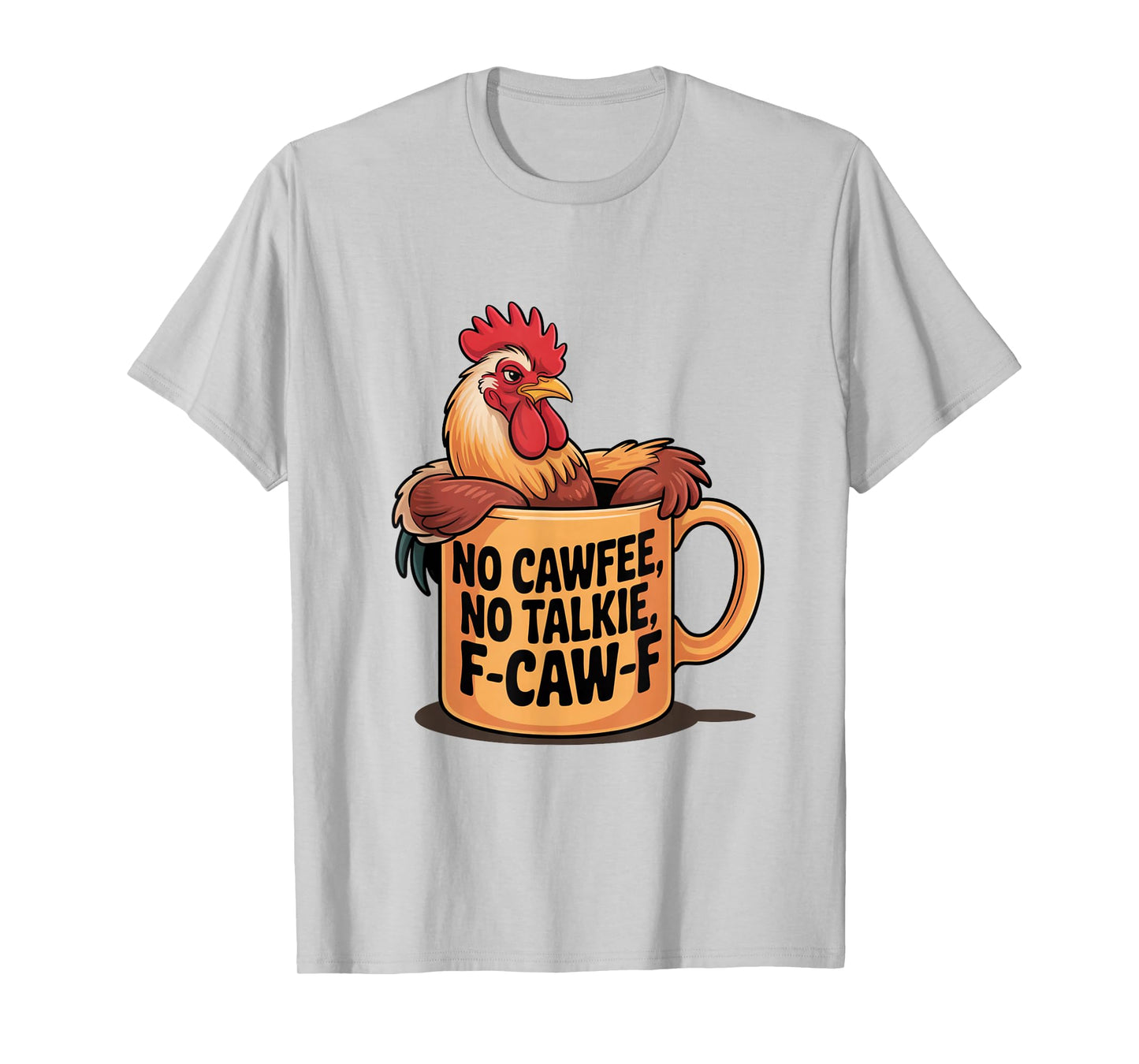 Funny Coffee Lover F-CAW-F Cawfee T-Shirt