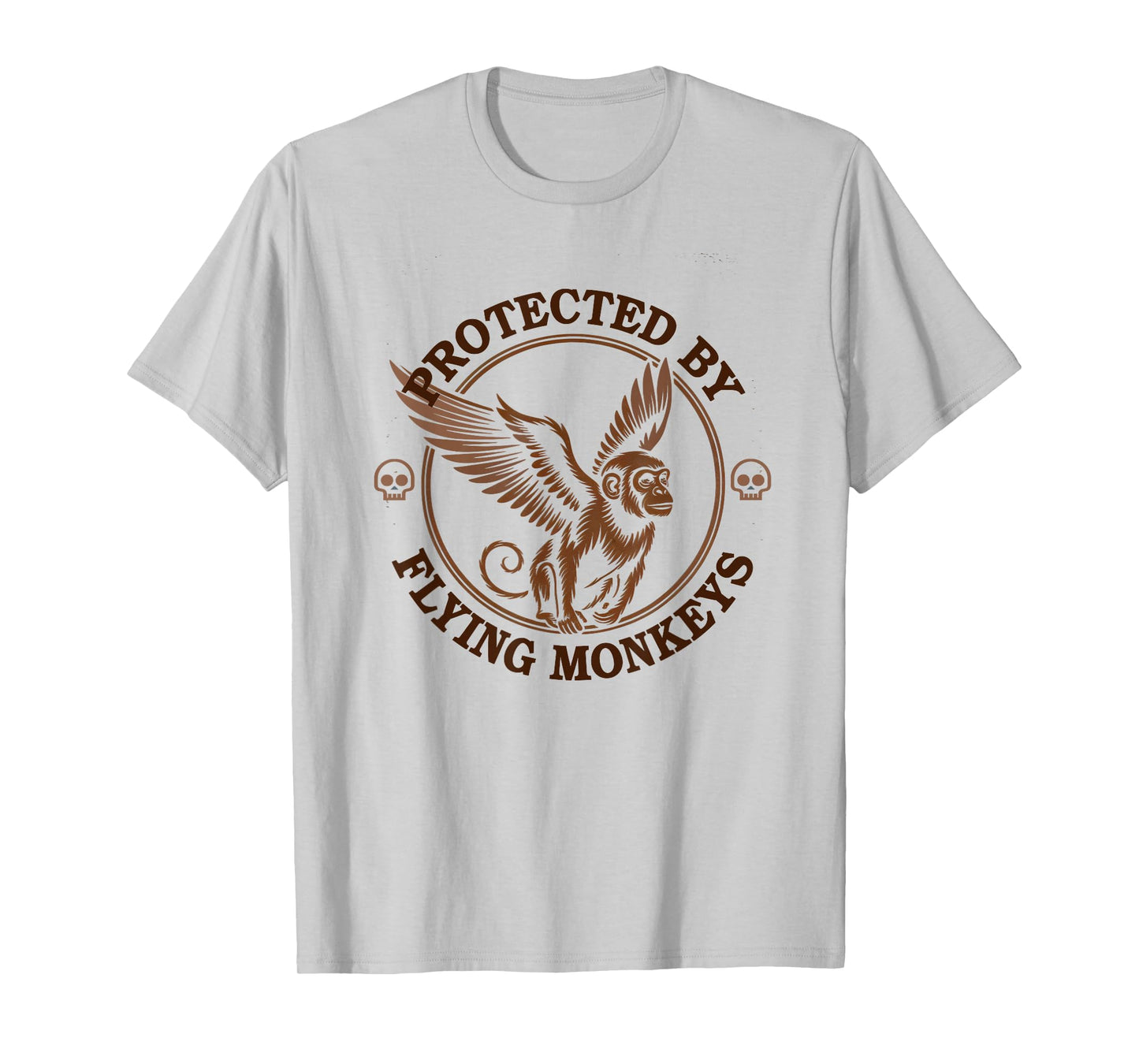 Funny Mom Protected by Flying Monkeys Security Wizard Creepy T-Shirt
