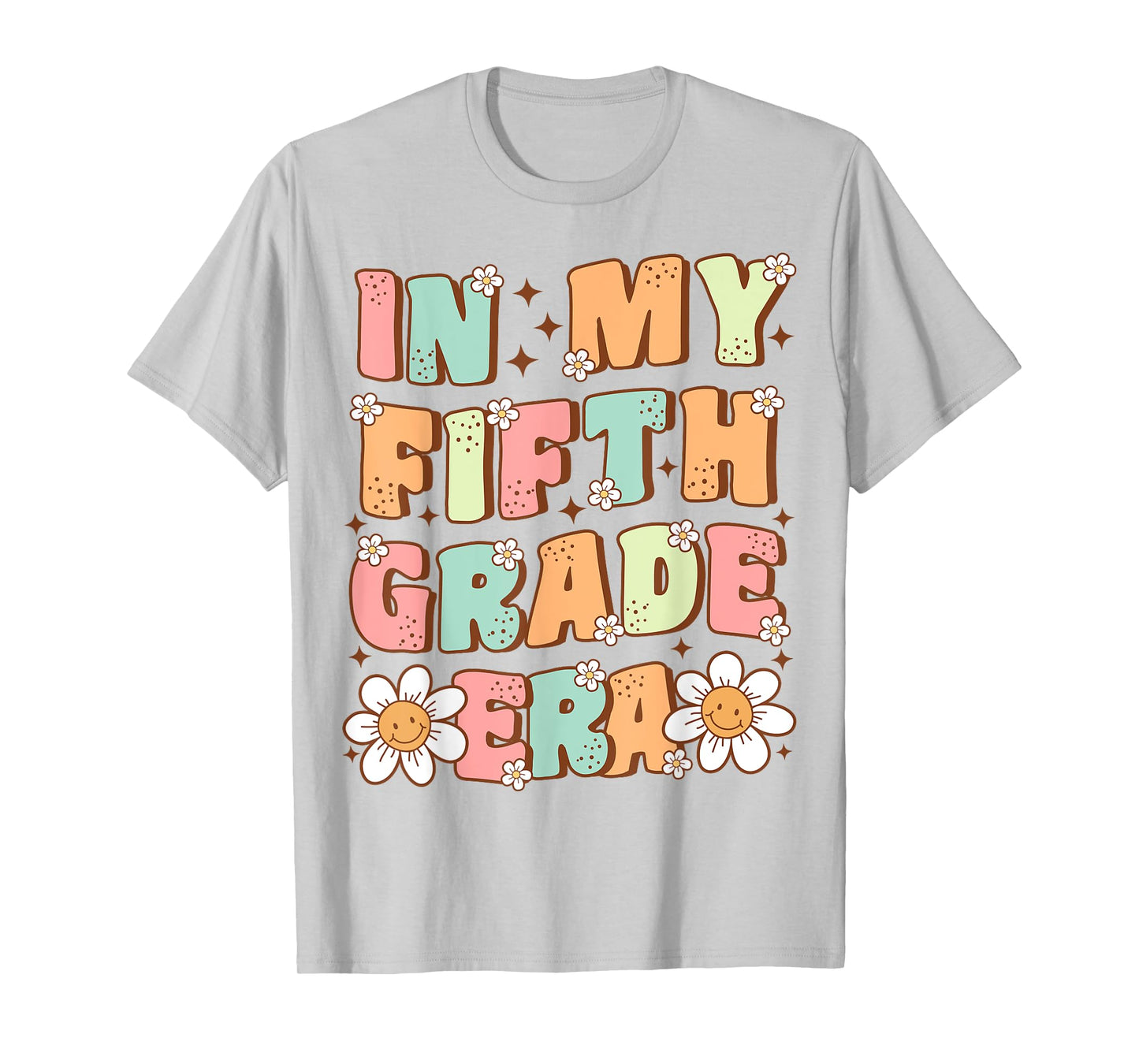 In My Fifth Grade Era Cute Groovy 5th Grade Back to School T-Shirt