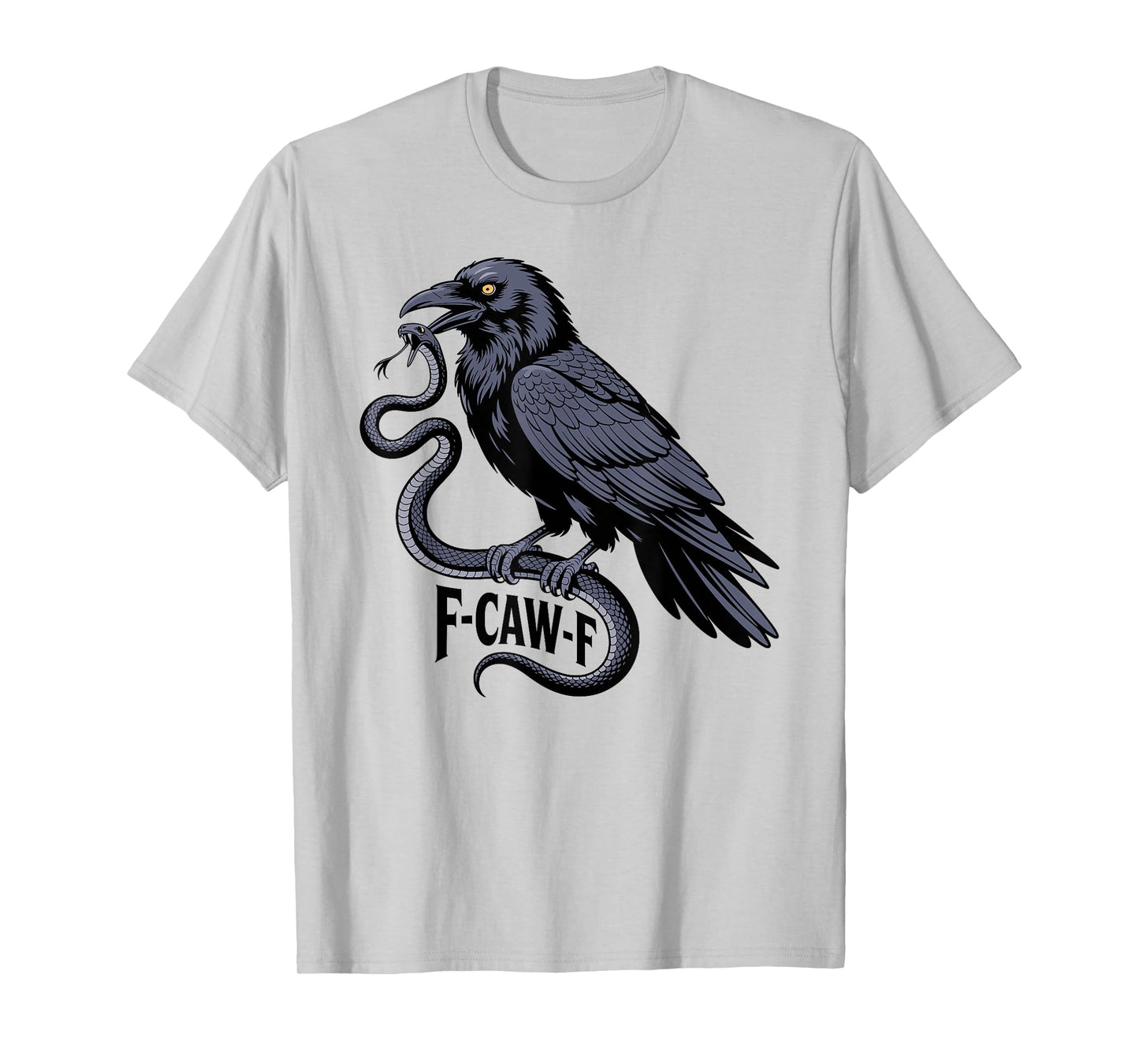 F-CAW-F Funny Crow Gothic Meme Humor T-Shirt