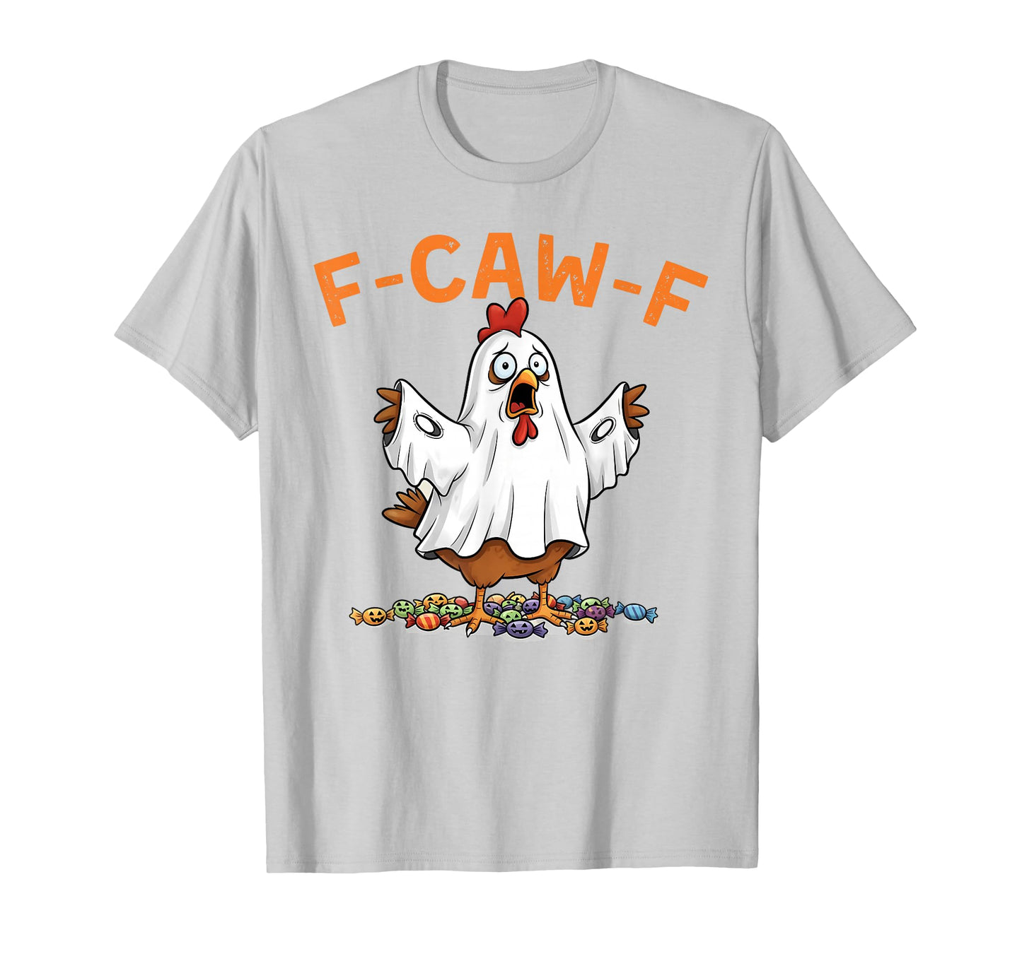 F-Caw-F Funny Chicken Humor Quote Rooster Meme T-Shirt
