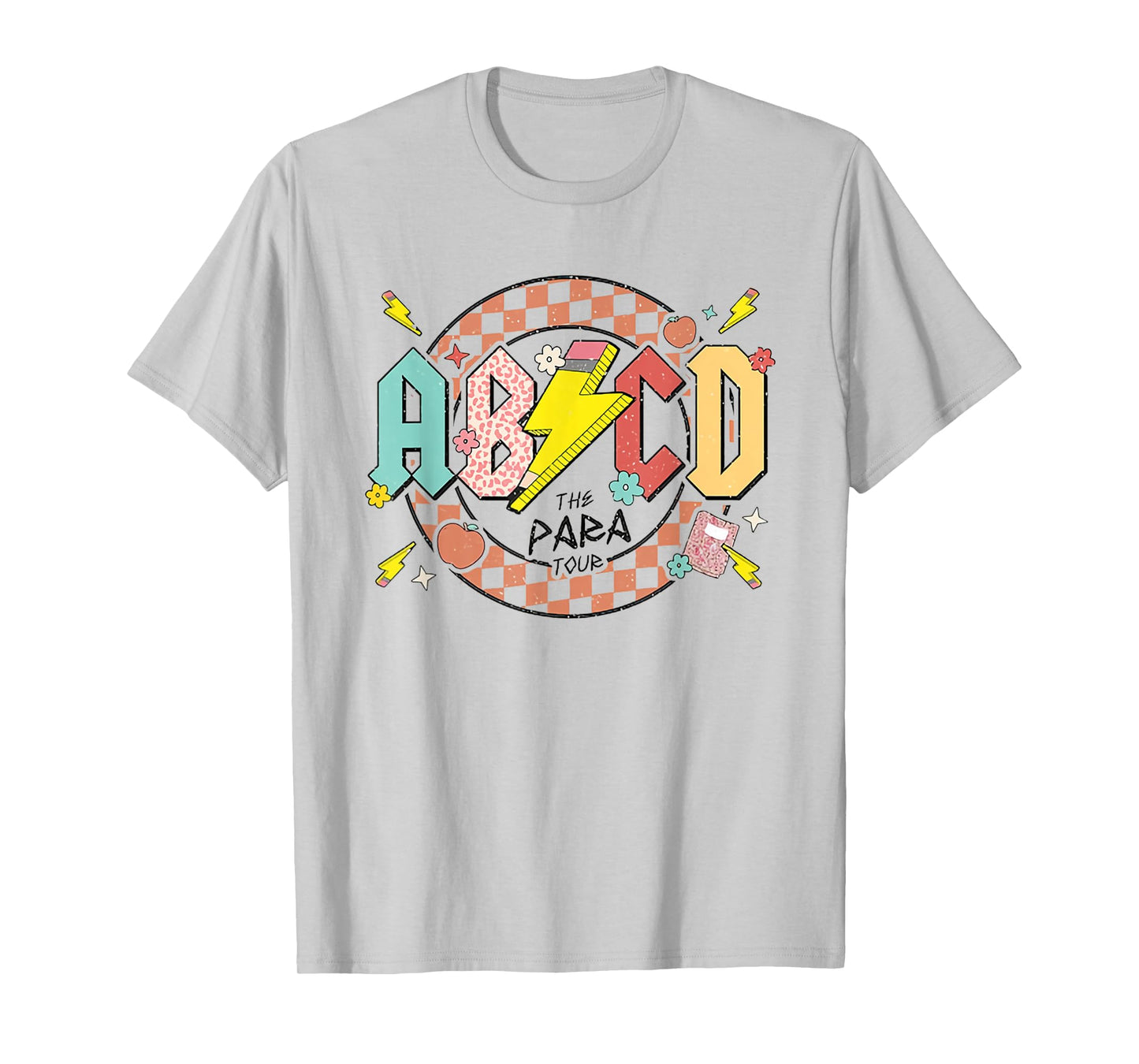 The Para Tour ABCD Pencil Lightning Bolt Parapro End of Year T-Shirt