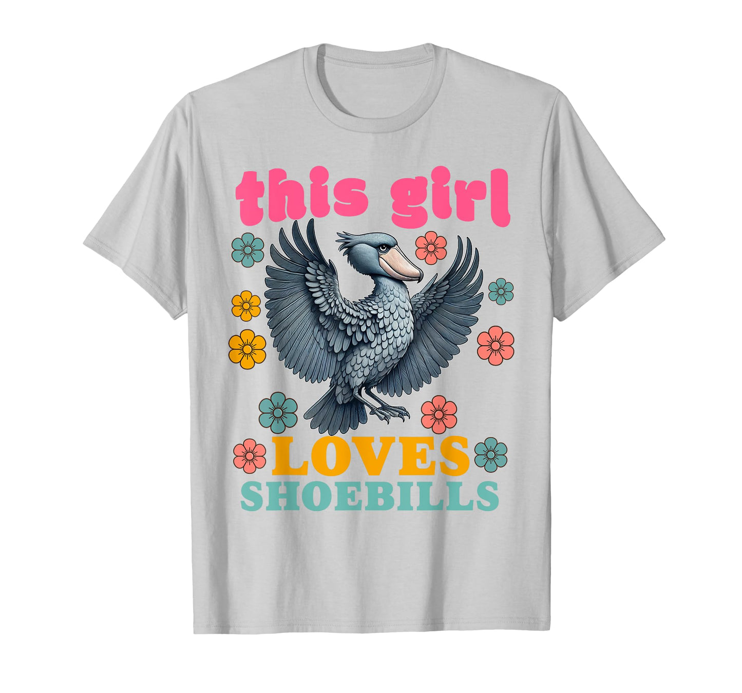 Shoebill Stork Bird Shoe-billed Stork Women Men Whaleheads T-Shirt