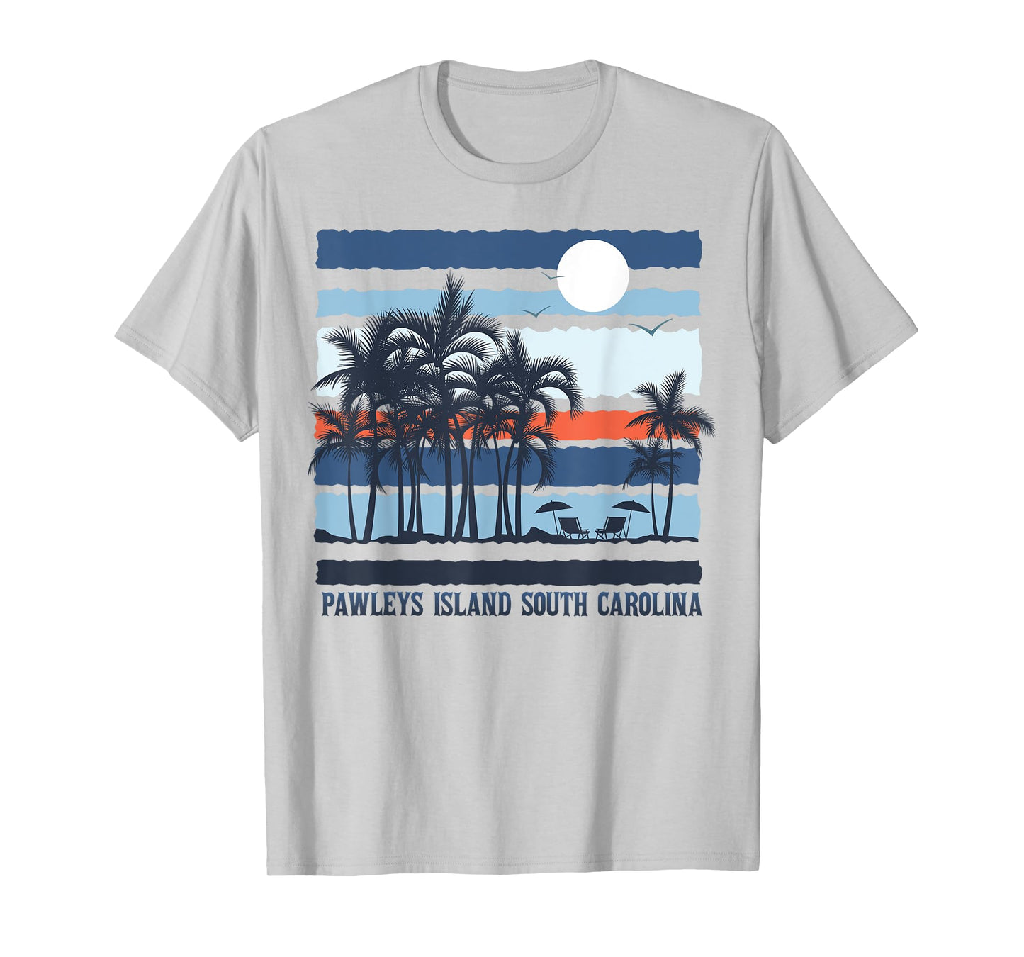 Pawleys Island South Carolina Summer 80s Beach Souvenirs Men Women Kids T-Shirt