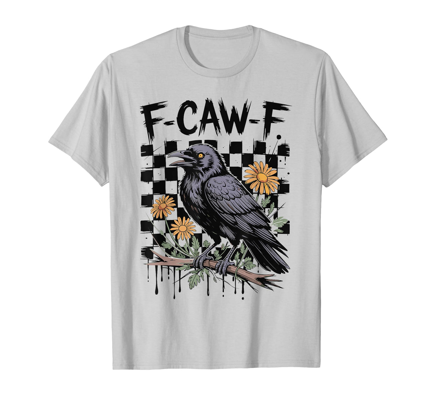 F-Caw-F Funny Crow Gothic Bird Halloween T-Shirt
