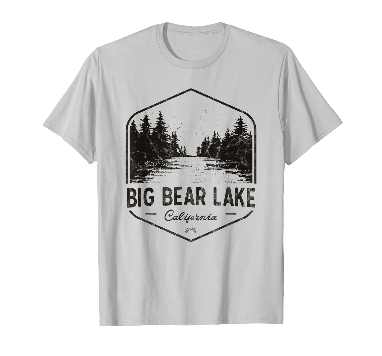 Big Bear Lake California Outdoors Vintage T-Shirt