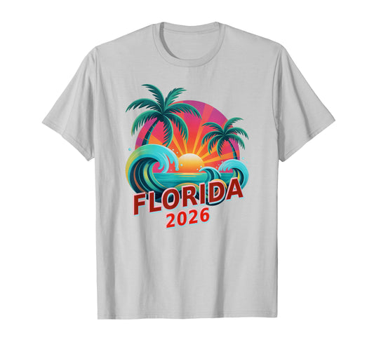 Family Florida 2026 Sisters Trip Travel Vacation All Girls T-Shirt - T-Shirt | Ash