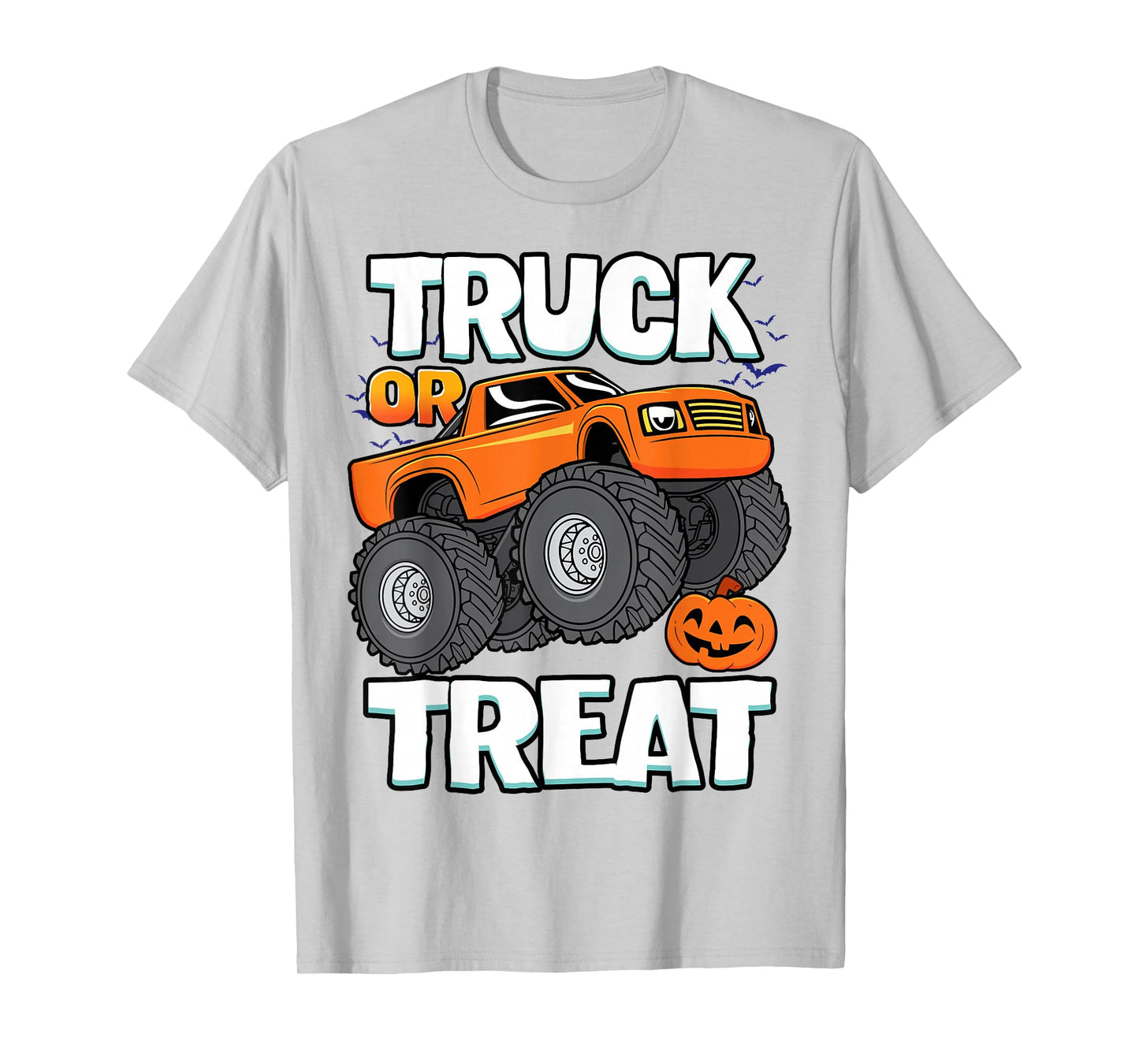 Truck or Treat Halloween Boys Kids Monster Trucks T-Shirt