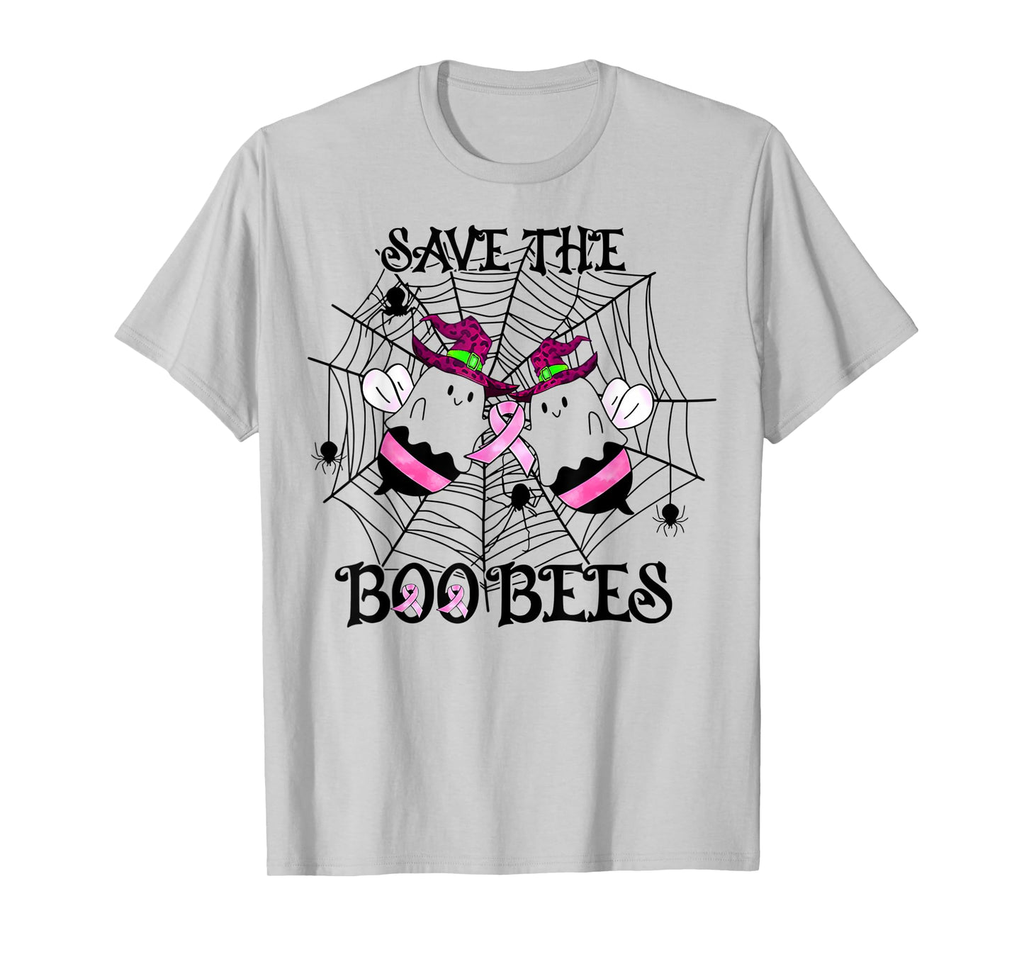 Save The Boo Bees Breast Cancer Awareness Halloween T-Shirt
