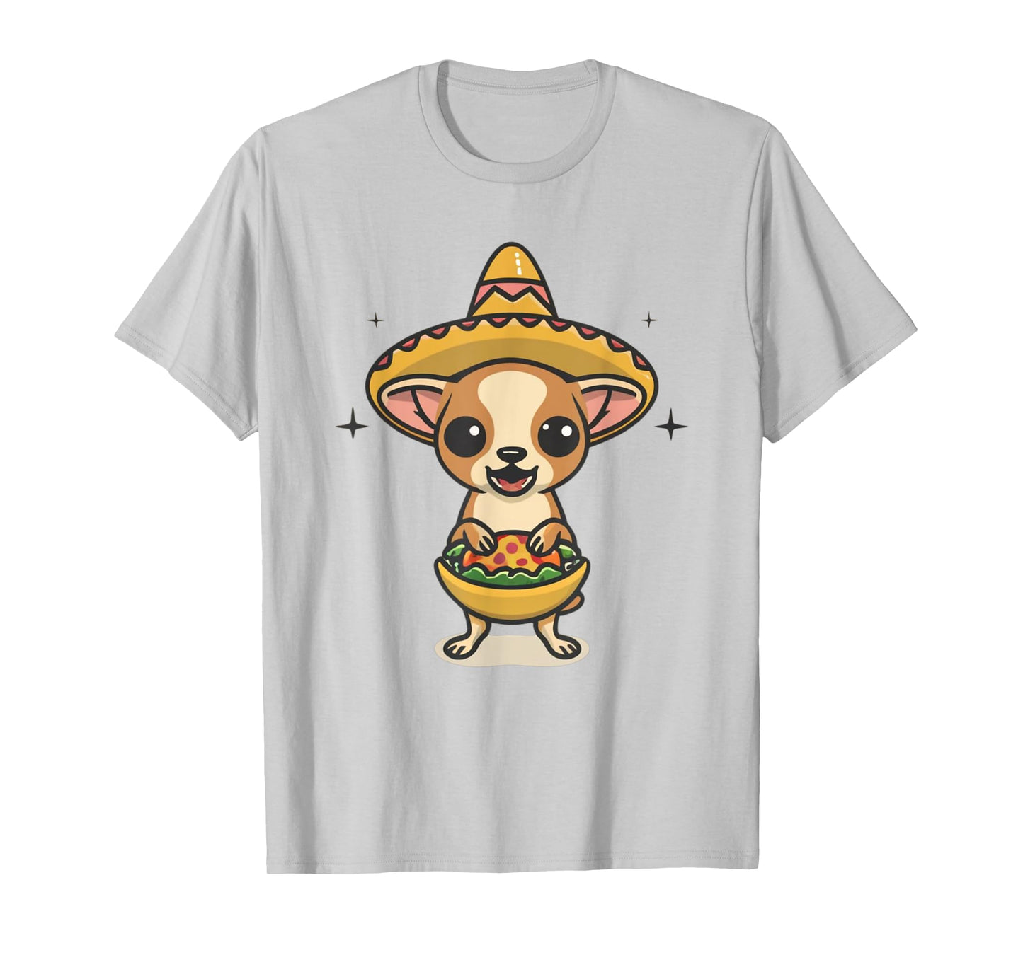 Funny Mexican Chihuahua Taco Cinco de Mayo Fiesta Dog T-Shirt