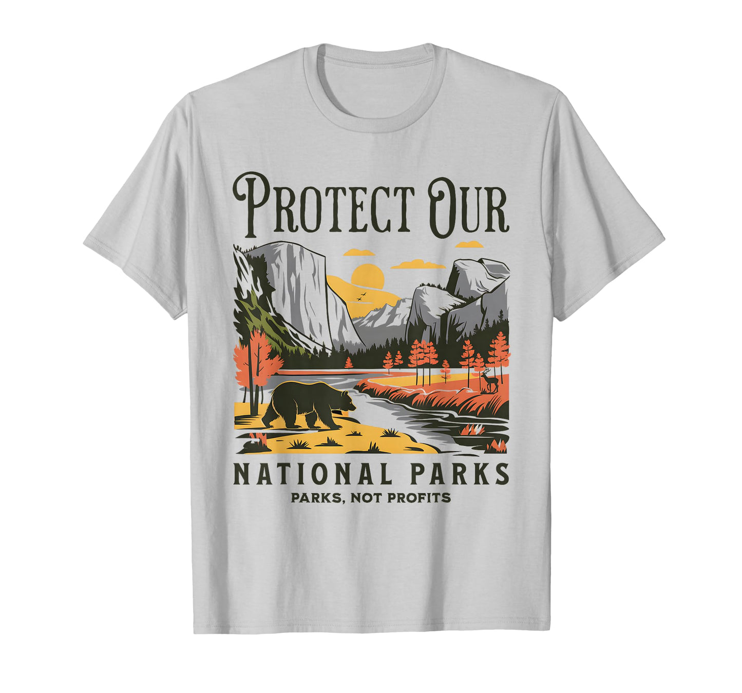 Protect Our National Parks Defund Doge Parks Not Profits T-Shirt
