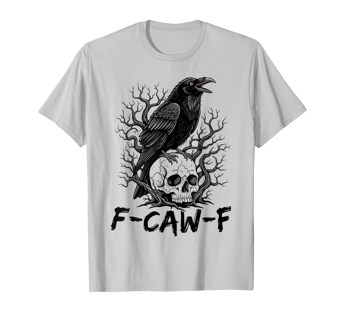 Edgy Funny Saying Retro Humor Censored Word Cool F Caw F T-Shirt