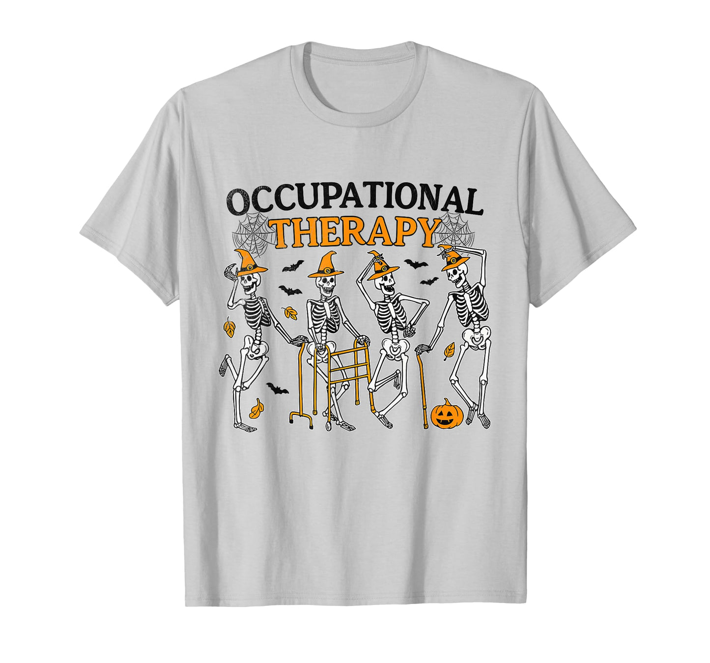 Dancing Skeleton Occupational Therapy Halloween OT Therapist T-Shirt