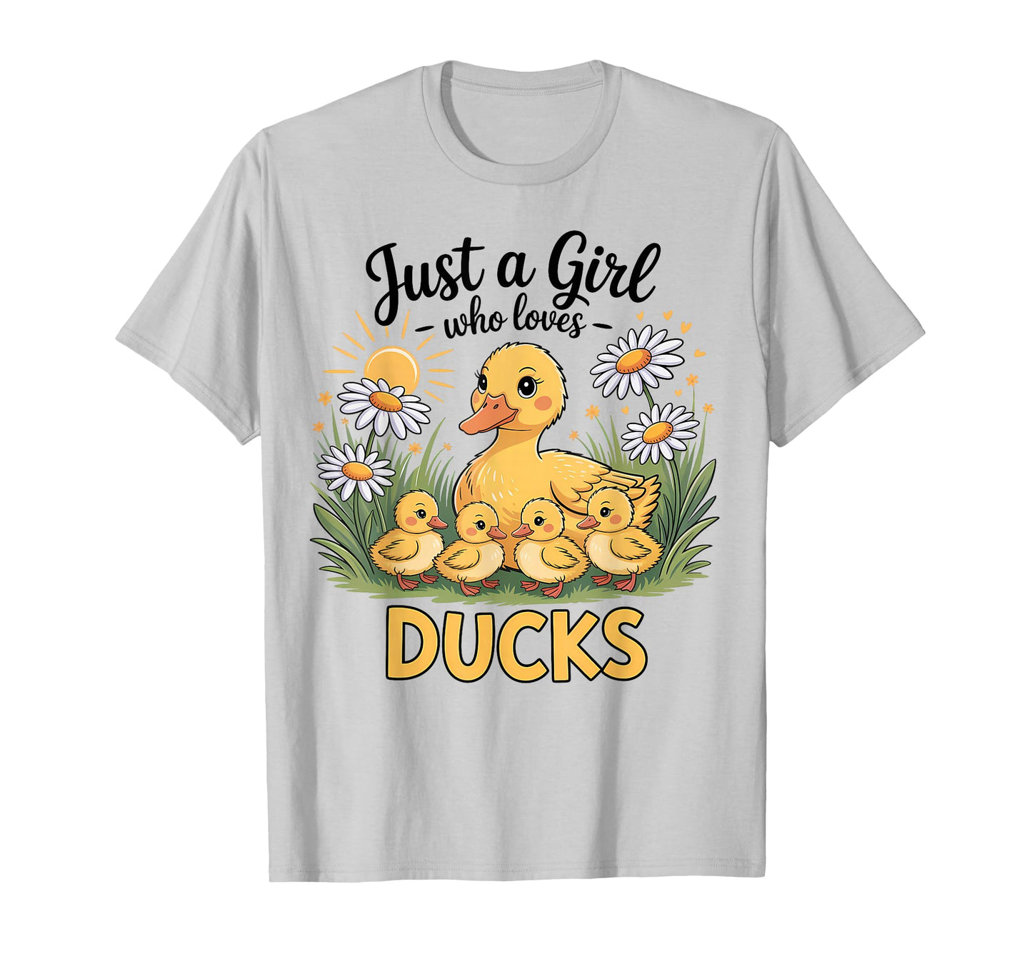 Just A Girl Who Loves Ducks Cute T-Shirt