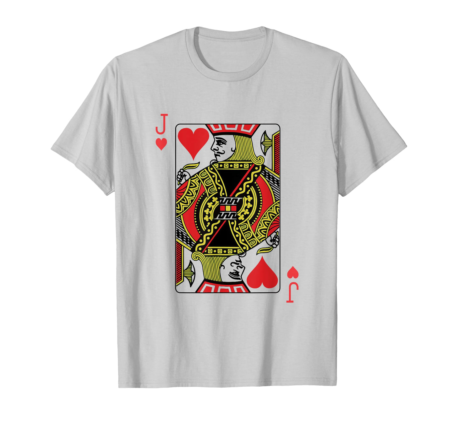 Jack of Hearts Playing Card Poker T-Shirt