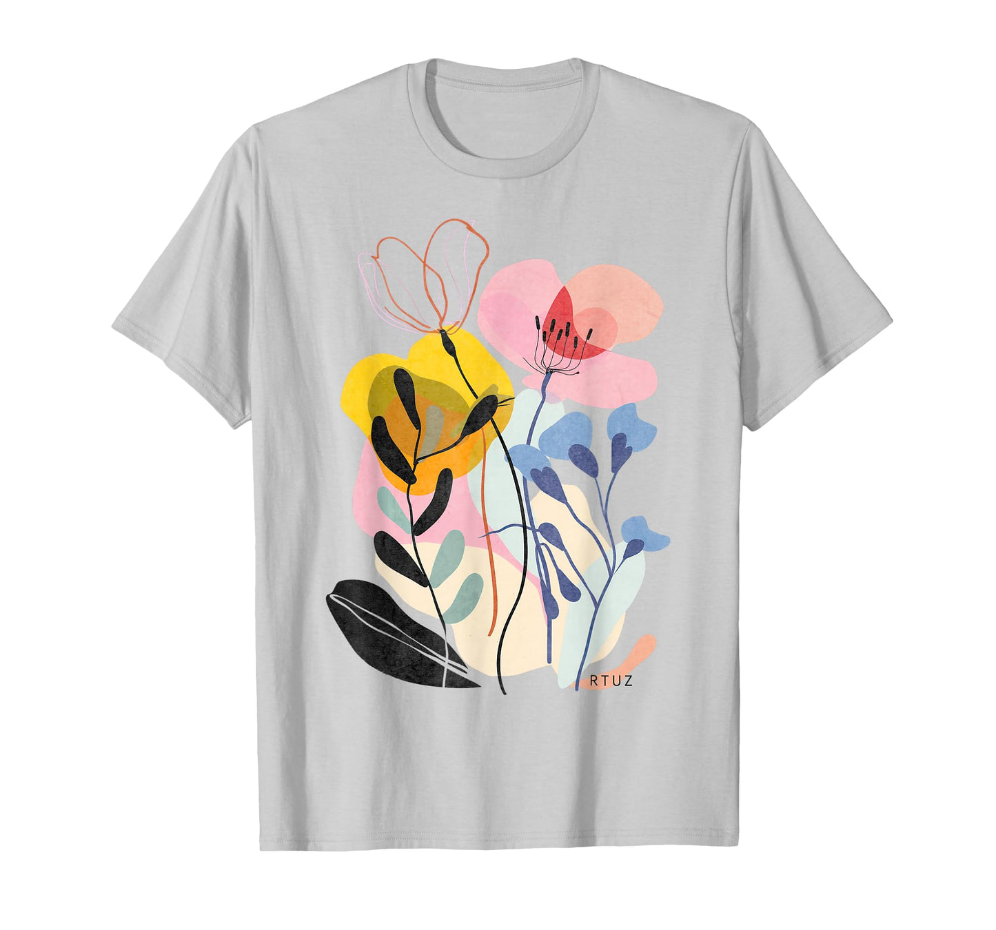 Boho Style Floral Pastel Design Flowers Hipster Streetwear T-Shirt
