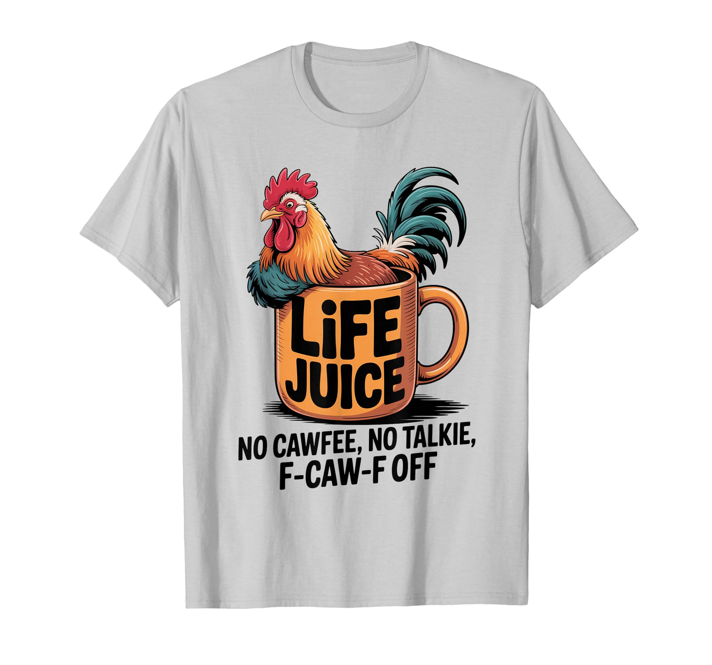 Funny Coffee Lover F-CAW-F Cawfee T-Shirt