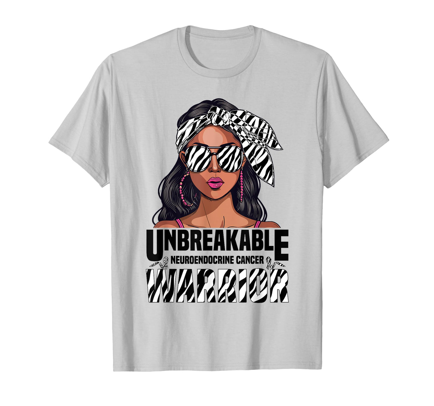 Cancer Warrior Unbreakable Survivor Neuroendocrine Cancer T-Shirt