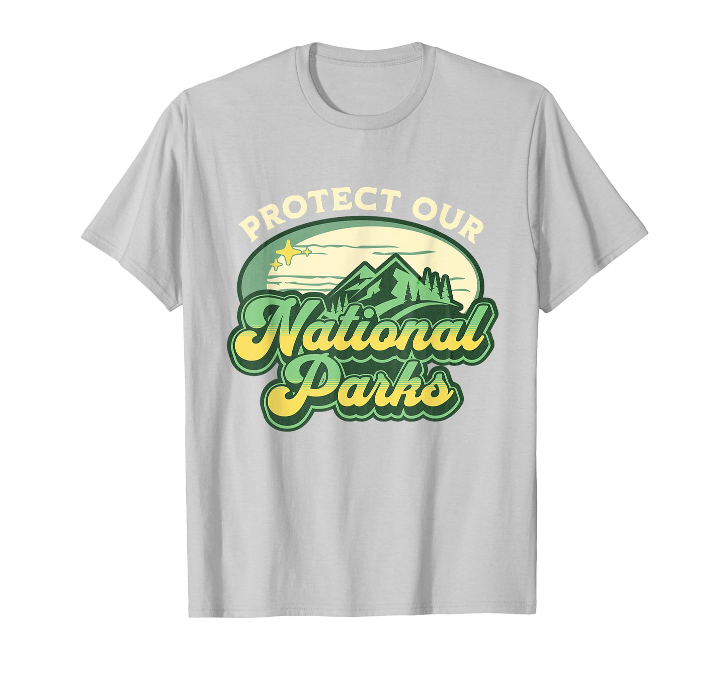 Protect Our National Parks - US Resist Nature Green Retro T-Shirt