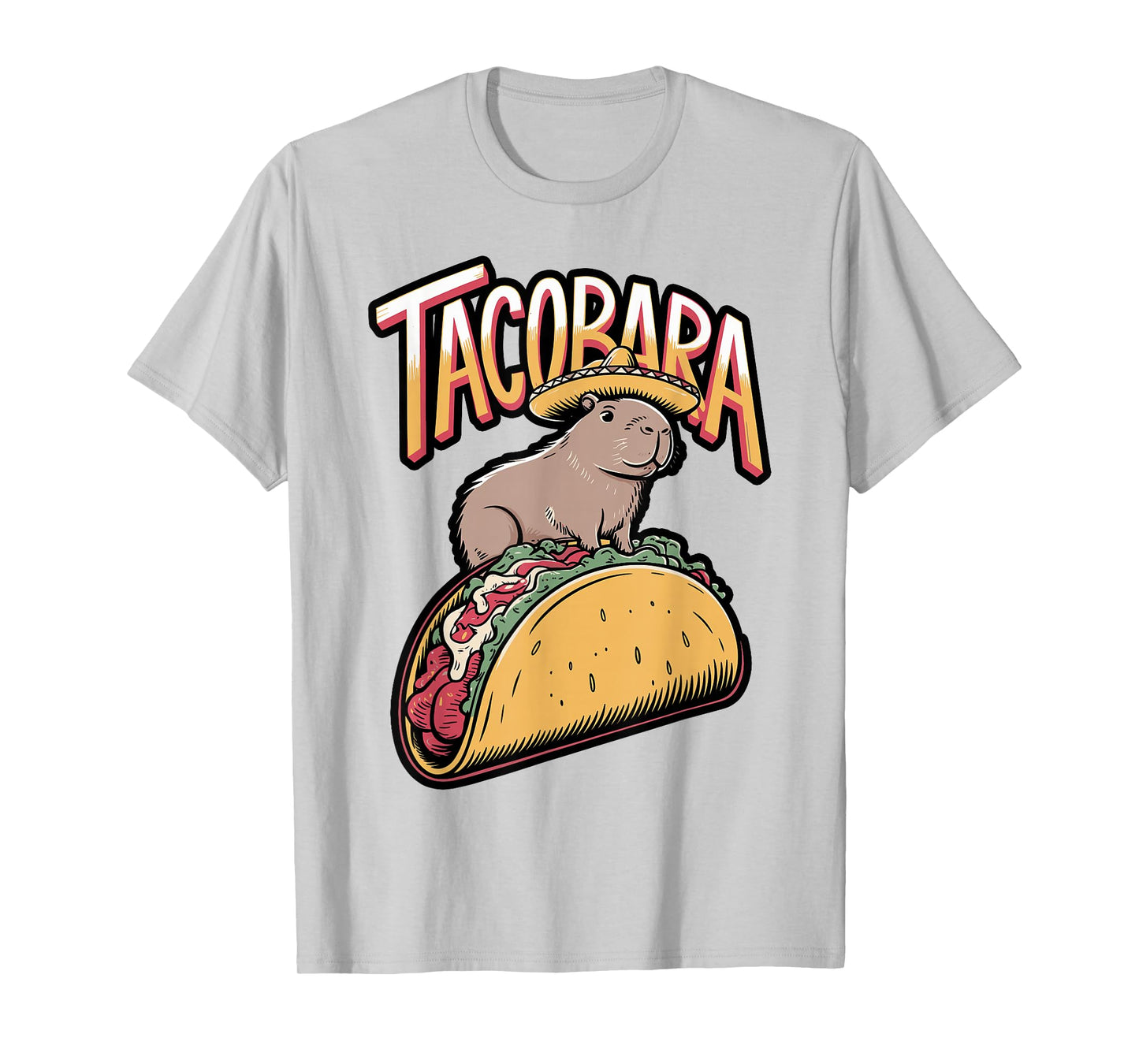 Tacobara Cute Capybara Taco Joke T-Shirt